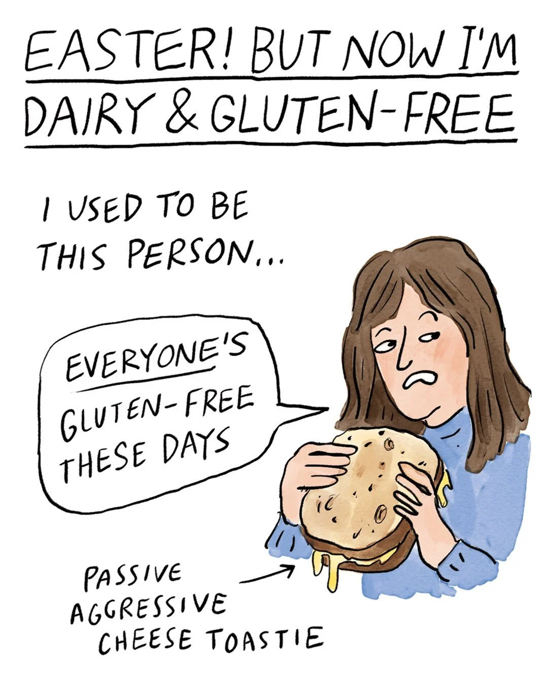 😞 🍫 Easter is cruel. Comic for the @guardian @gdnsaturday