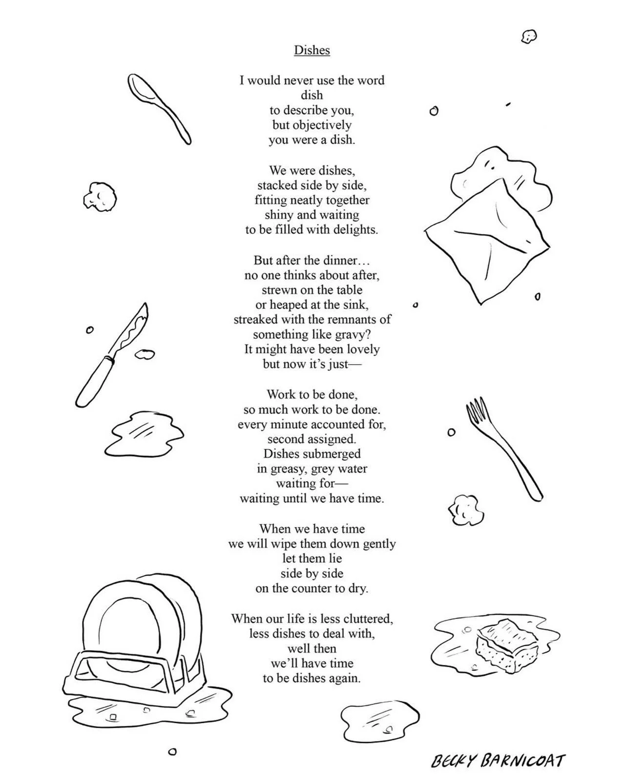 A poem about dishes 🫧 🧼