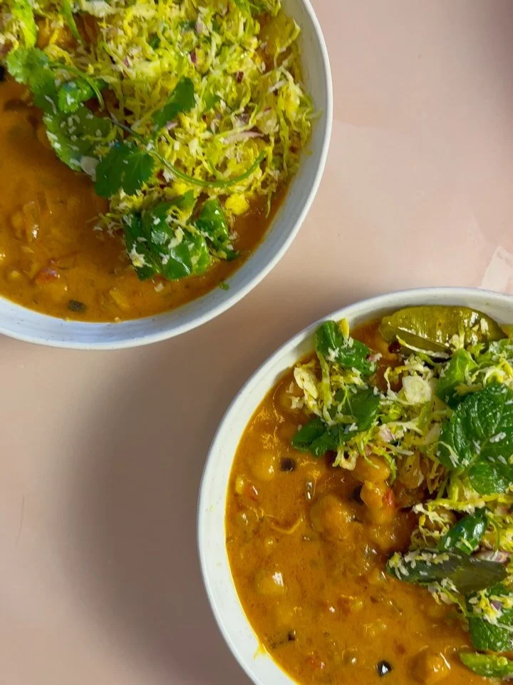 Next up in our Kali&rsquo;s Kitchen series, @kalicooking has a fresh way to use up leftover sprouts in this Chickpea Curry with Coconut Sprouts, inspired by the Sri Lankan vegetable mallungs. Fresh, zesty and a little spicy - this offers a welcome ch