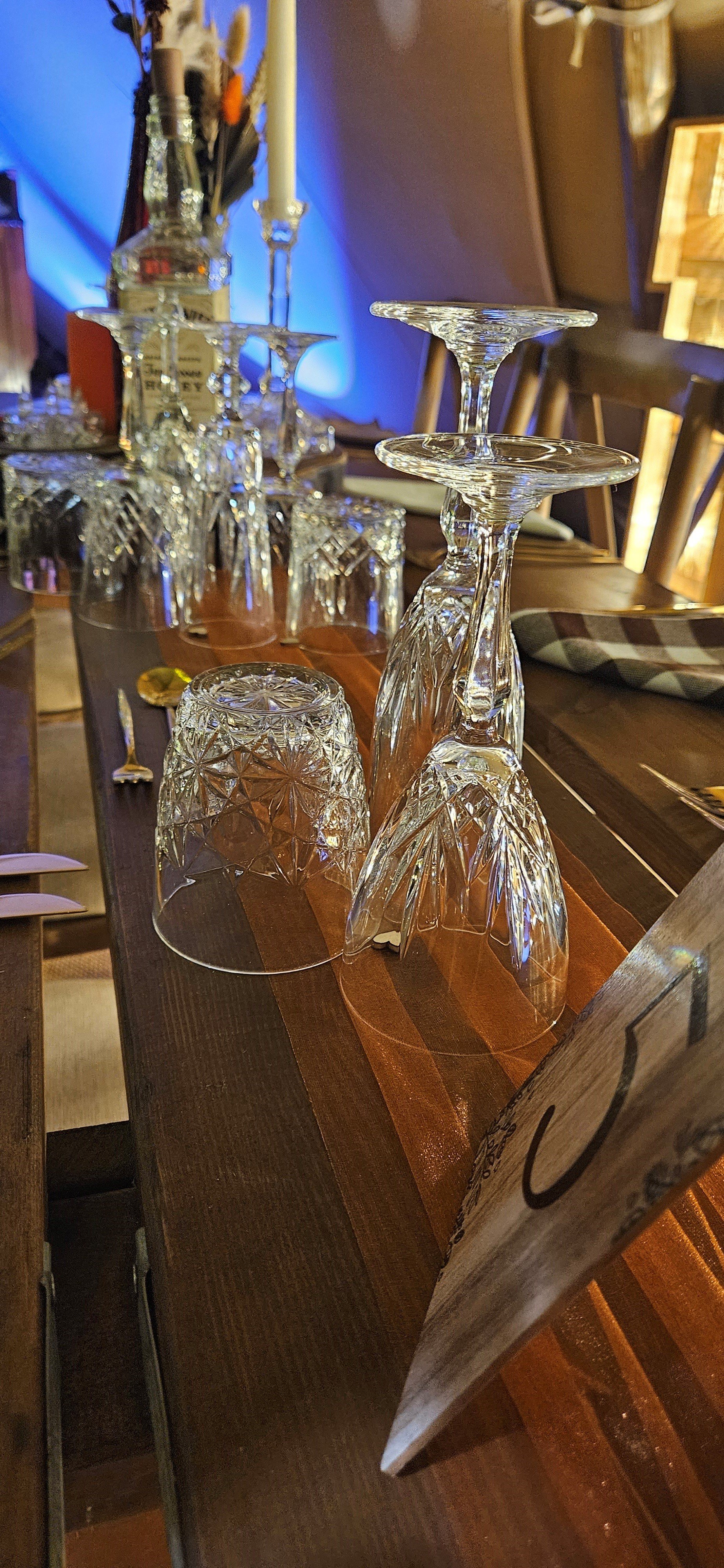 Vintage Crystal Glasses