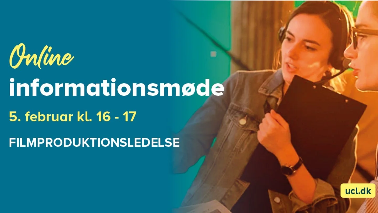 Online infomøde - Filmproduktionsledelse (bacheloruddannelse)