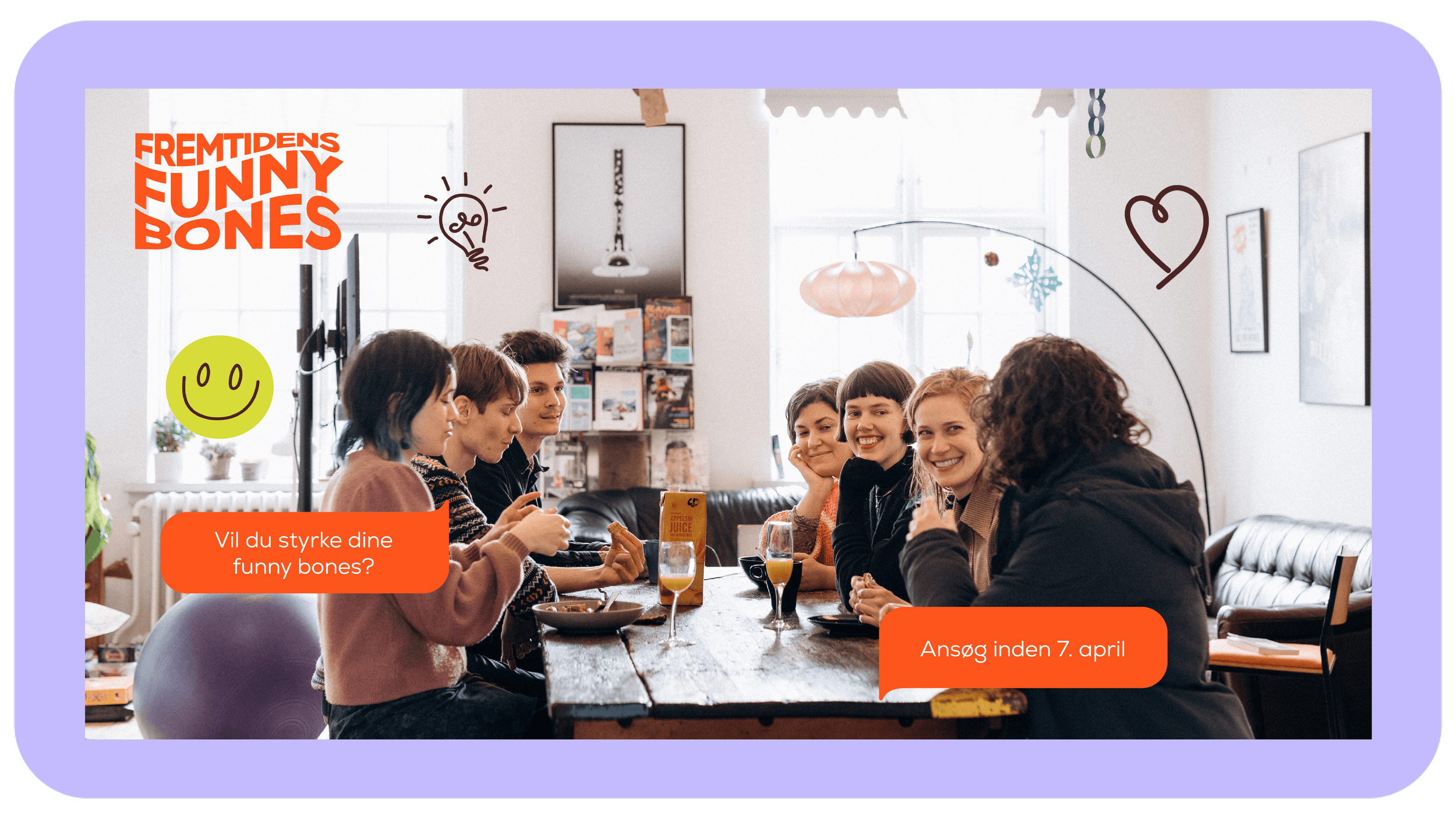 ANSØGNINGSFRIST: FREMTIDENS FUNNY BONES