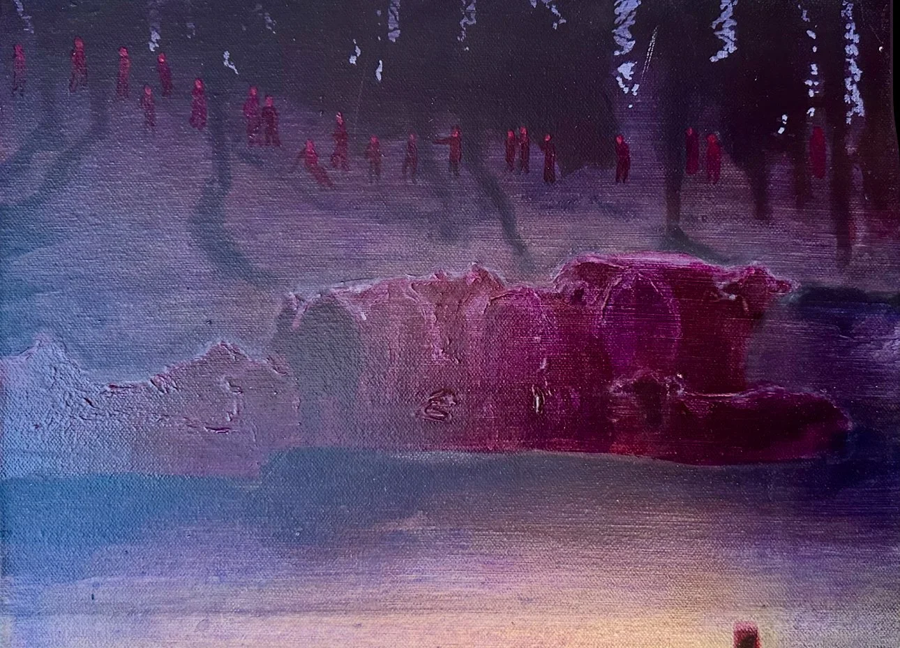 The Cows and The Trees - (40x30cm) - £950