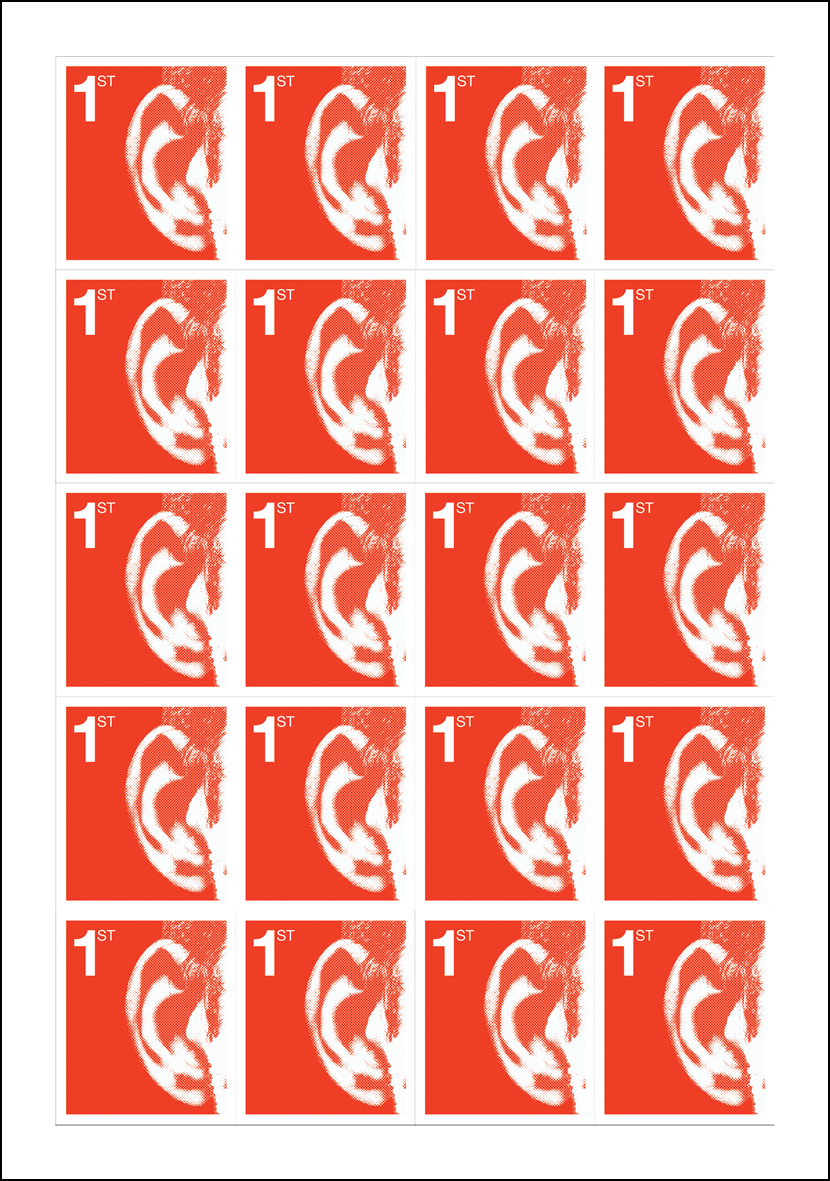 Royal Stamp Red - Edition of 50 - (21 x 30cm) -  £100