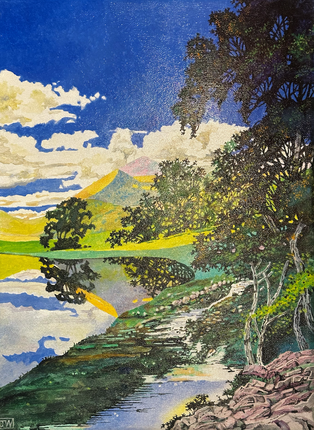 Back to Neverland - (30cm x 40cm) - Oil on Canvas - £600