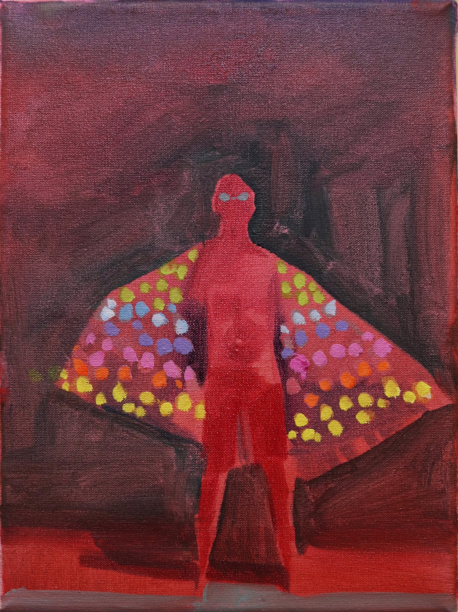 Ten Thousand Saints: Pool Party - Oil on Canvas - 18 x 24cm - £1400