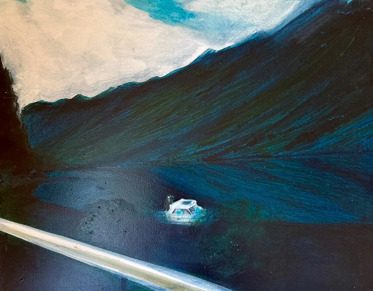 Final Fjord Salute - (50x40cm) - £1900