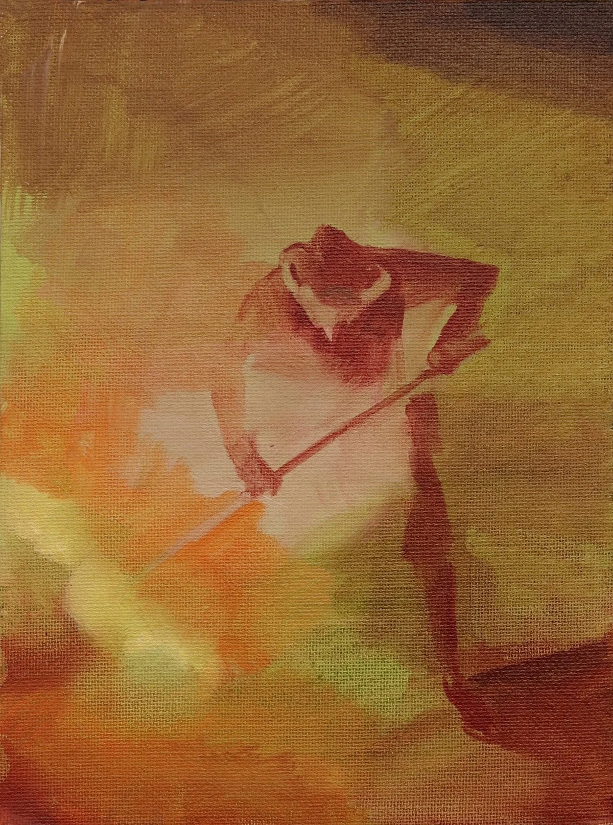 Nit De Foc - Oil on Canvas - (24 x 18cm) - £1400