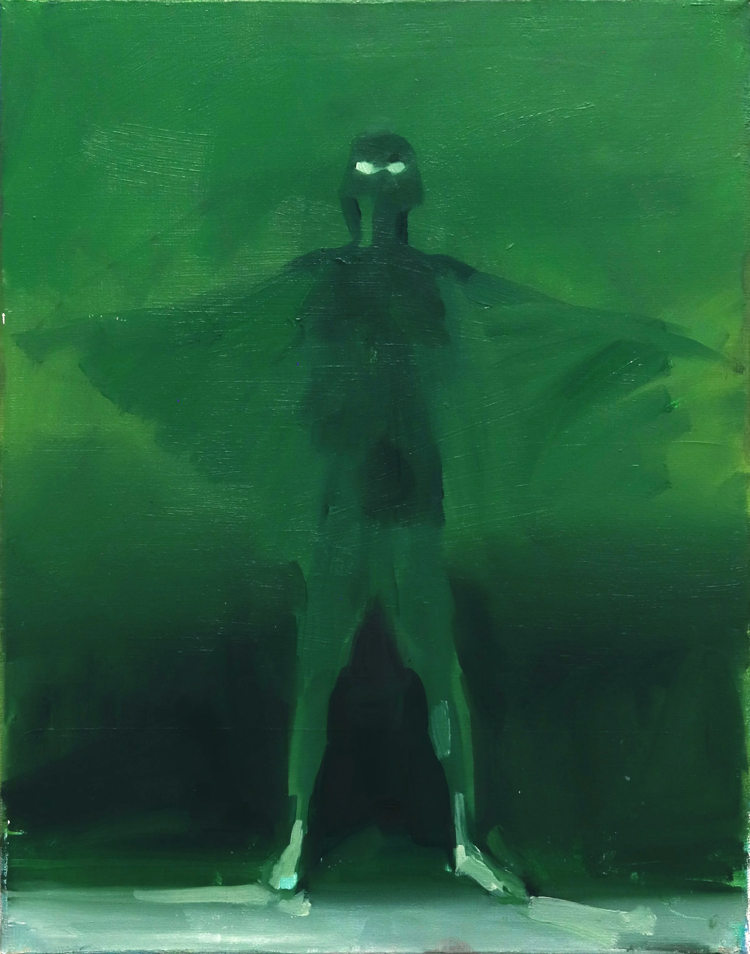 Ten Thousand Saints: Diver - Oil on Panel - (35 x 27cm) - £2000