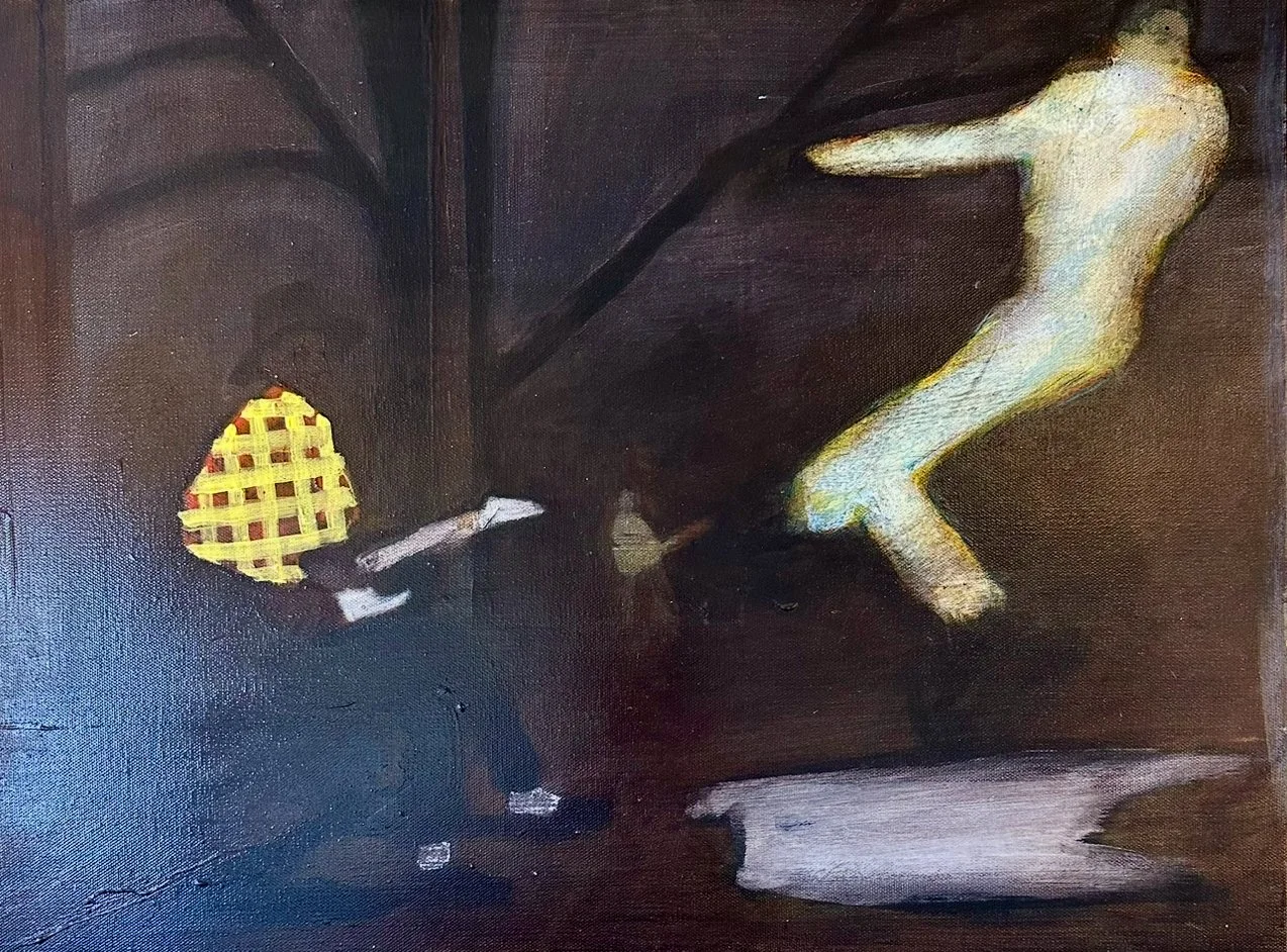 Porch Song and Dance - (61x46cm) - £2400