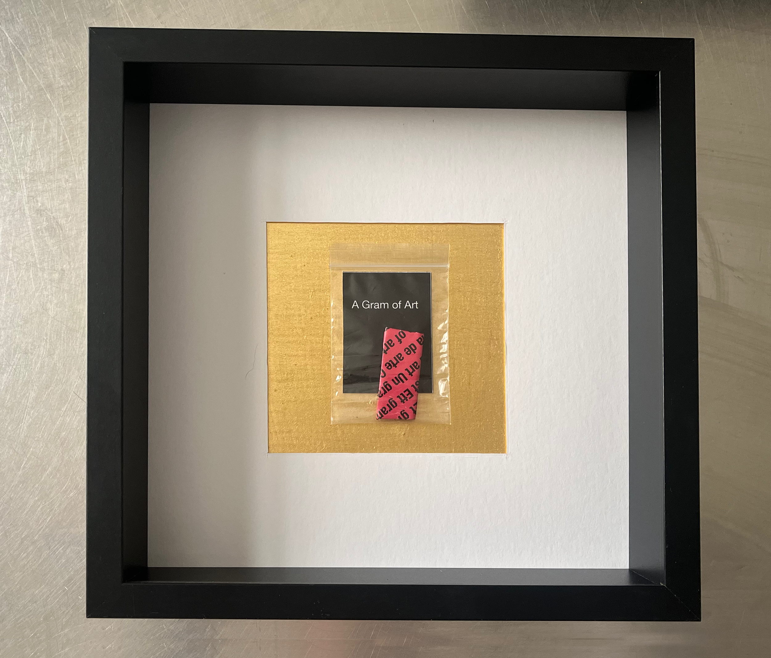 "Gram of Art" - Edition of 100 - (28 x 28cm) - £120