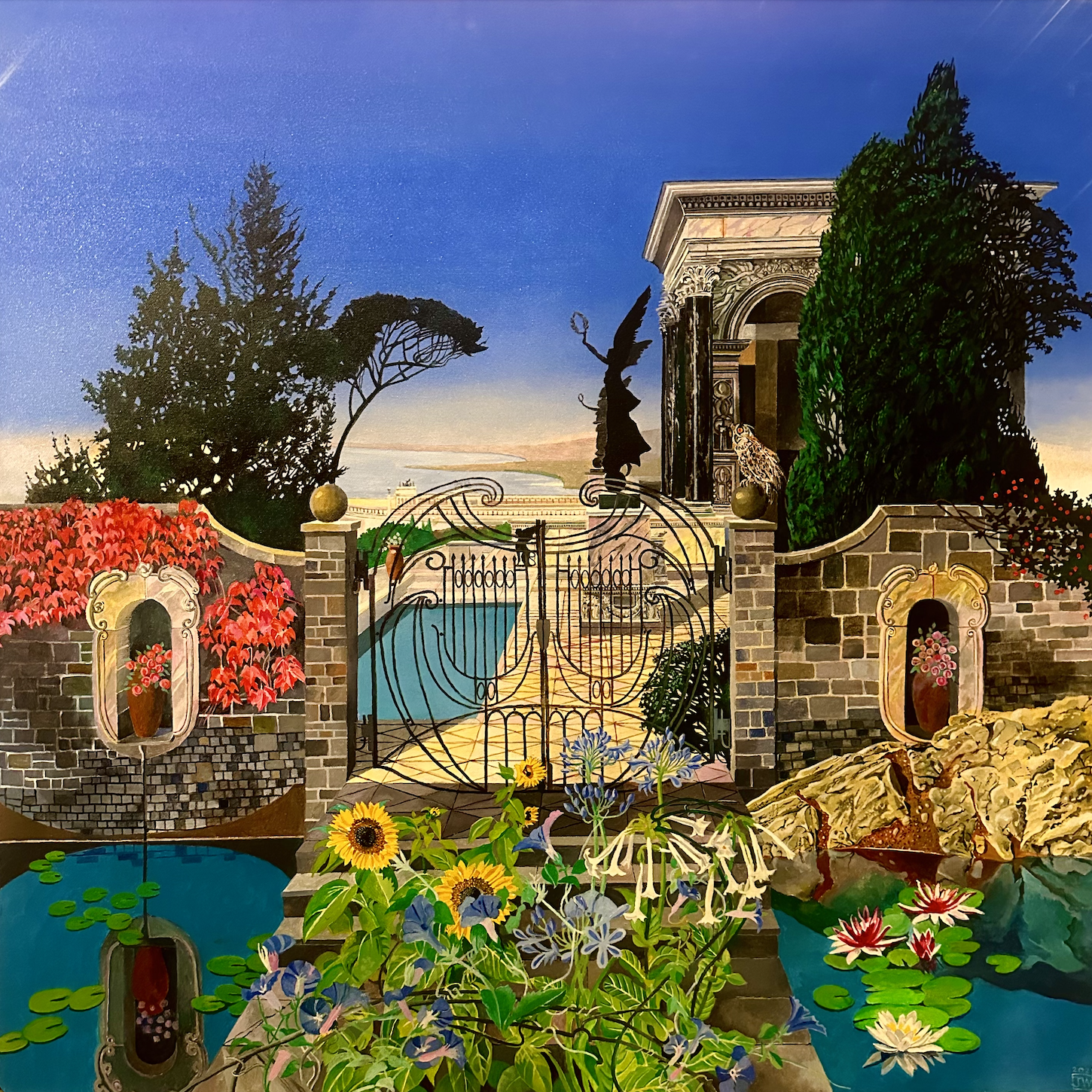 The Last Resort - (80cm x 80cm) - Oil on Canvas - £2000