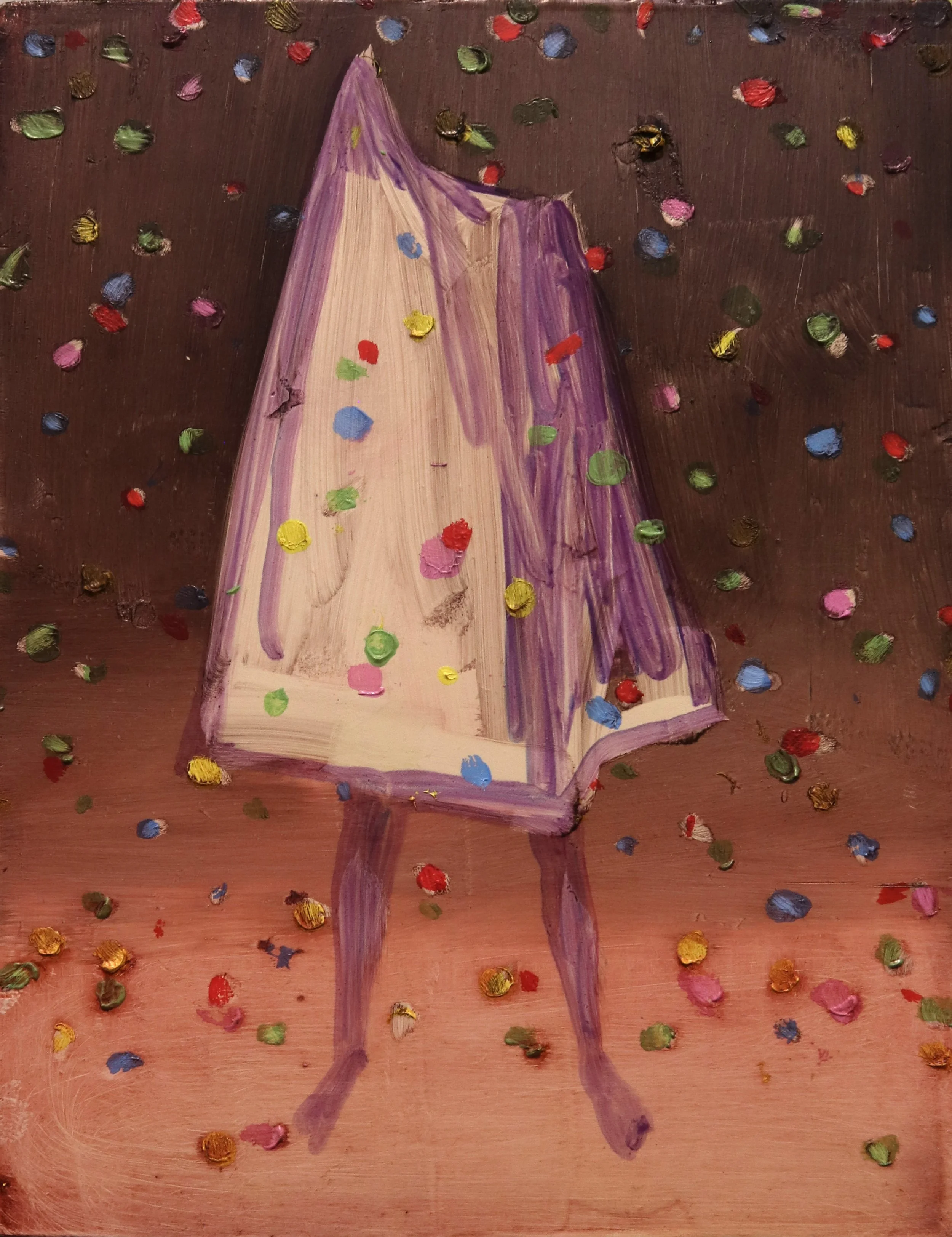 The Veil: Study - Oil on Panel - (24 x 18cm) - £1400