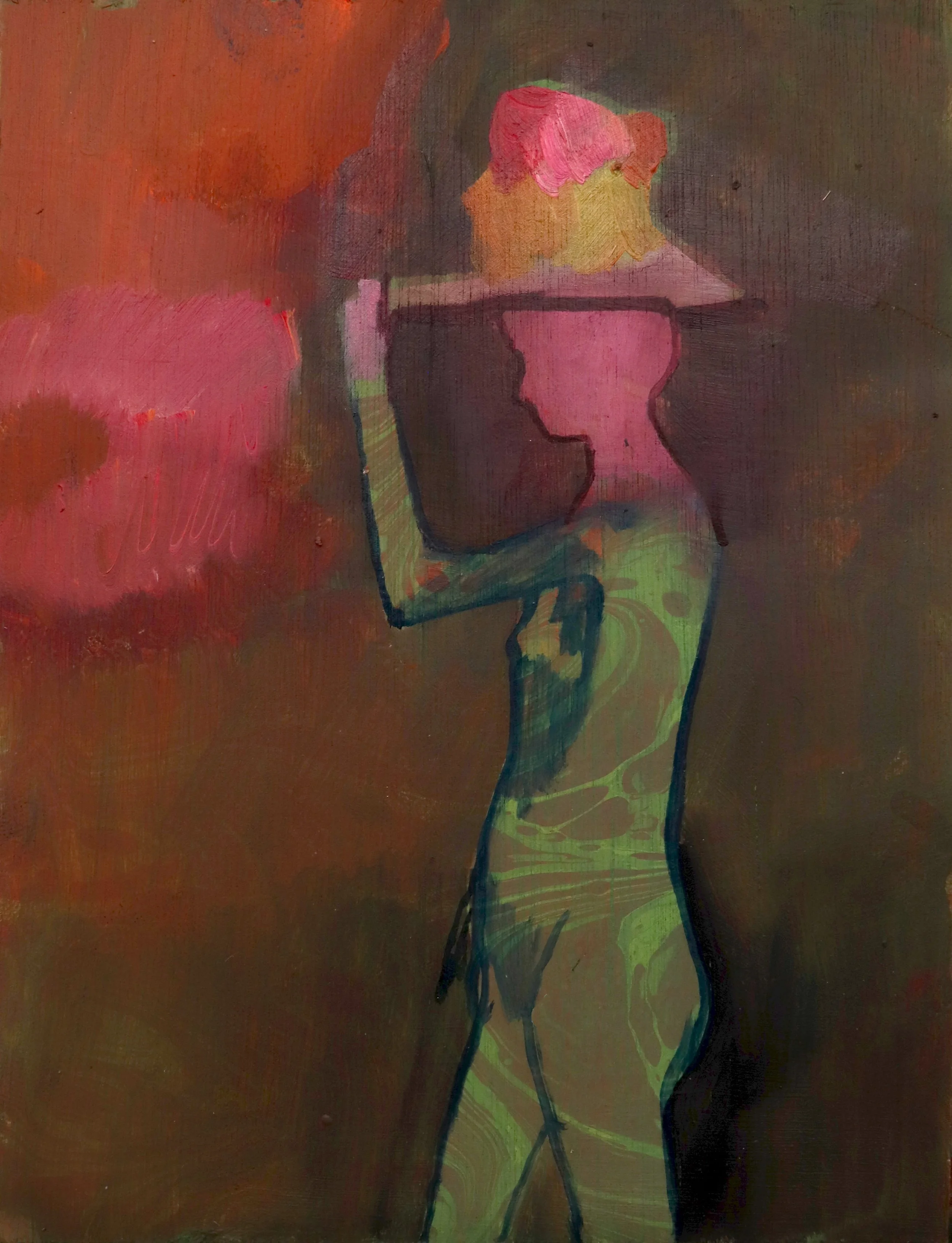 Jumpsuit - Oil on Canvas - (24 x 18cm) - £1400