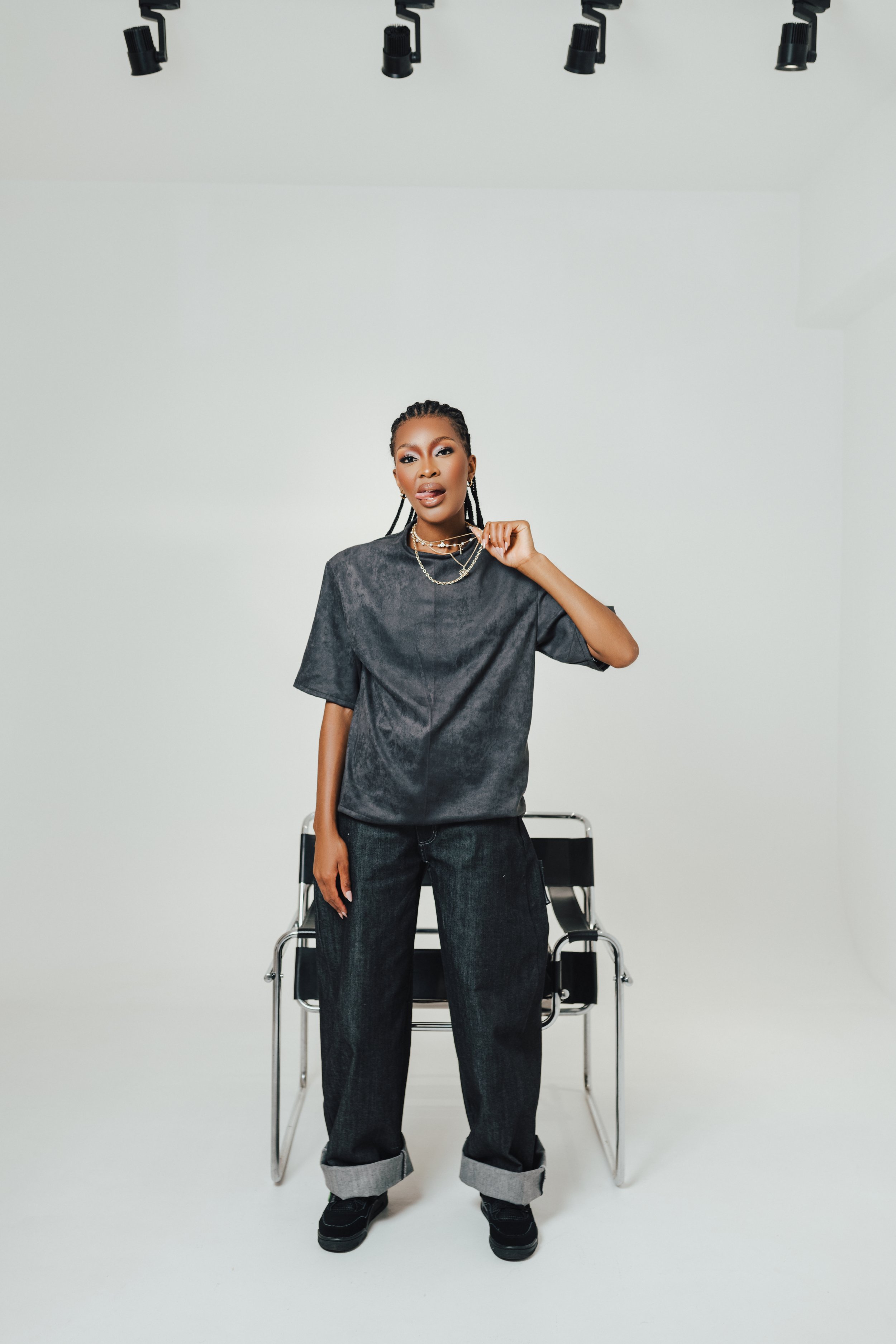 Grey Baggy Tee