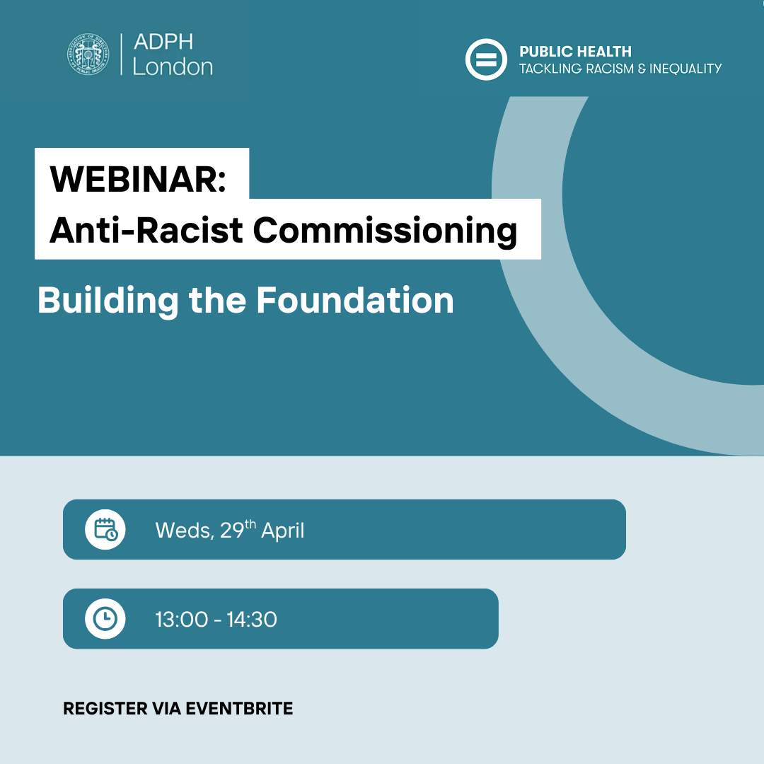 Building the Foundations: Anti-Racist Commissioning Webinar | 29 April