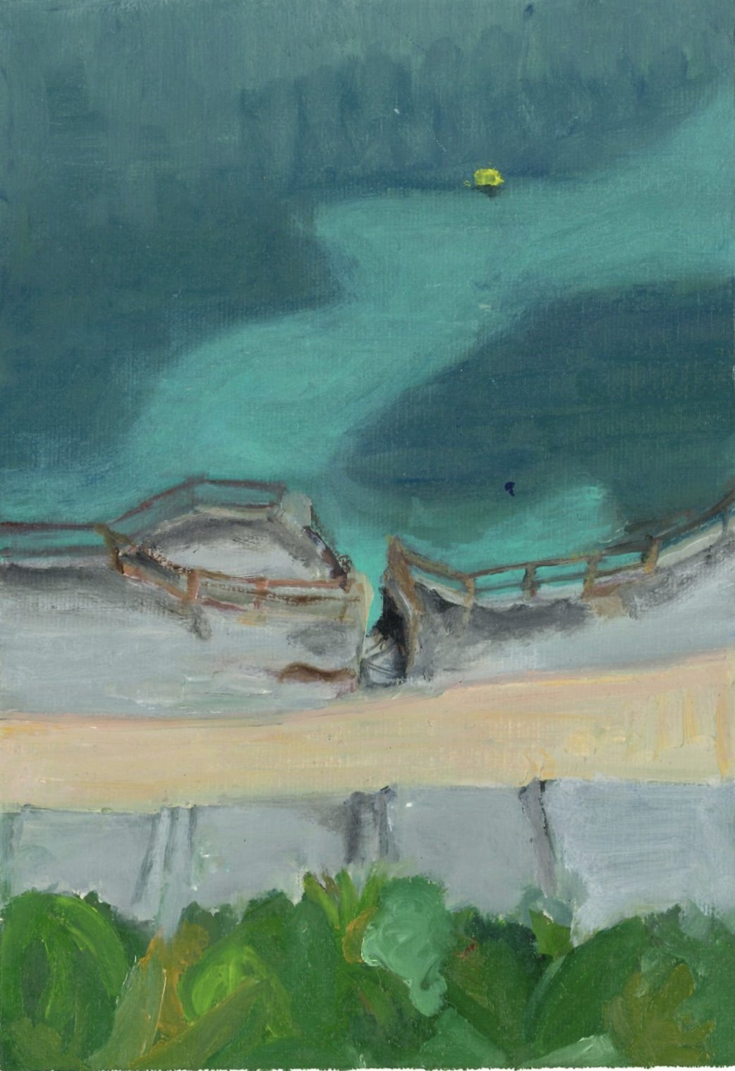 Corniche 02, 2020
huile sur papier entoilé, 21 x 29 cm*