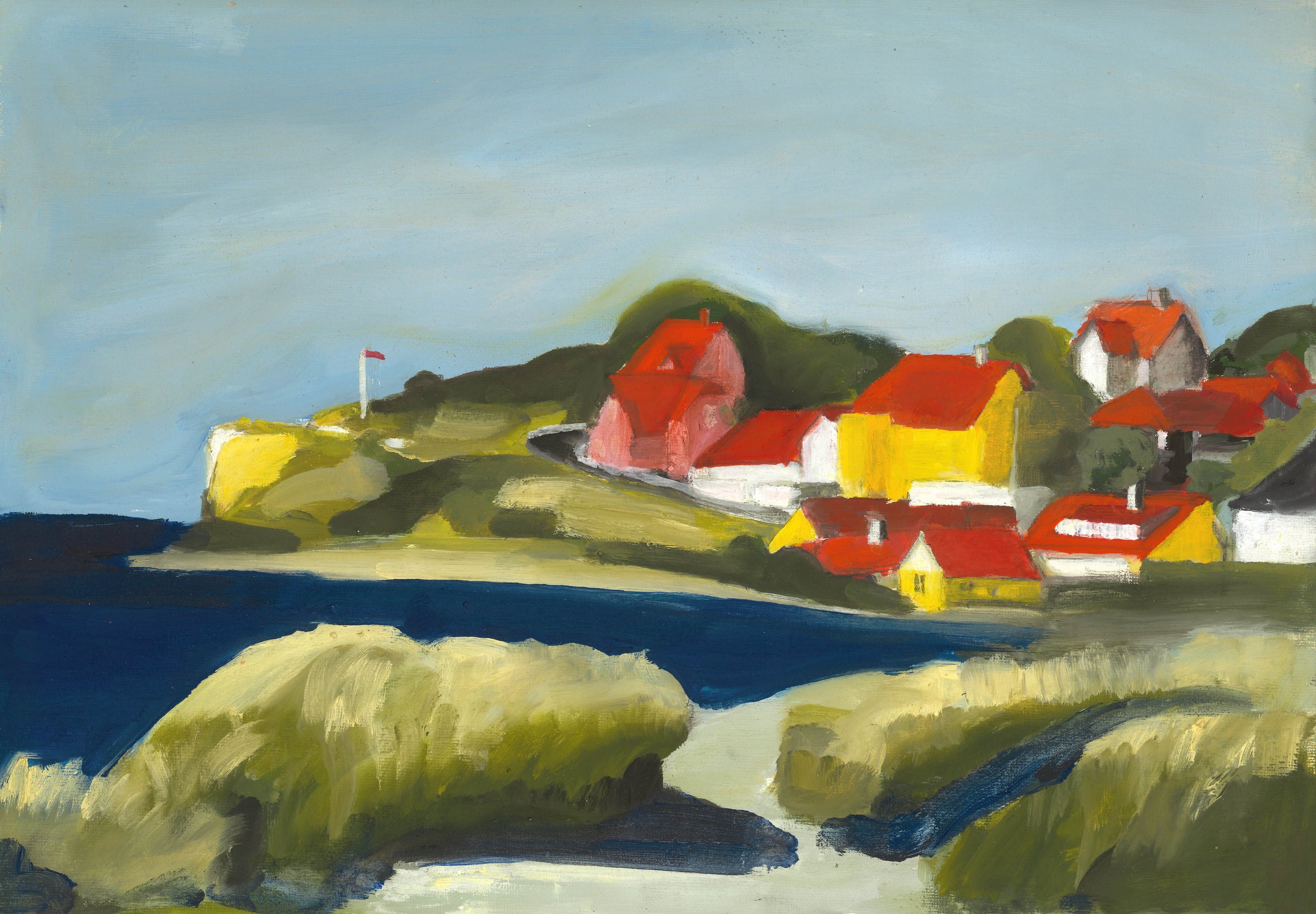 Danemark, 2021
huile sur papier entoilé, 42 x 29 cm