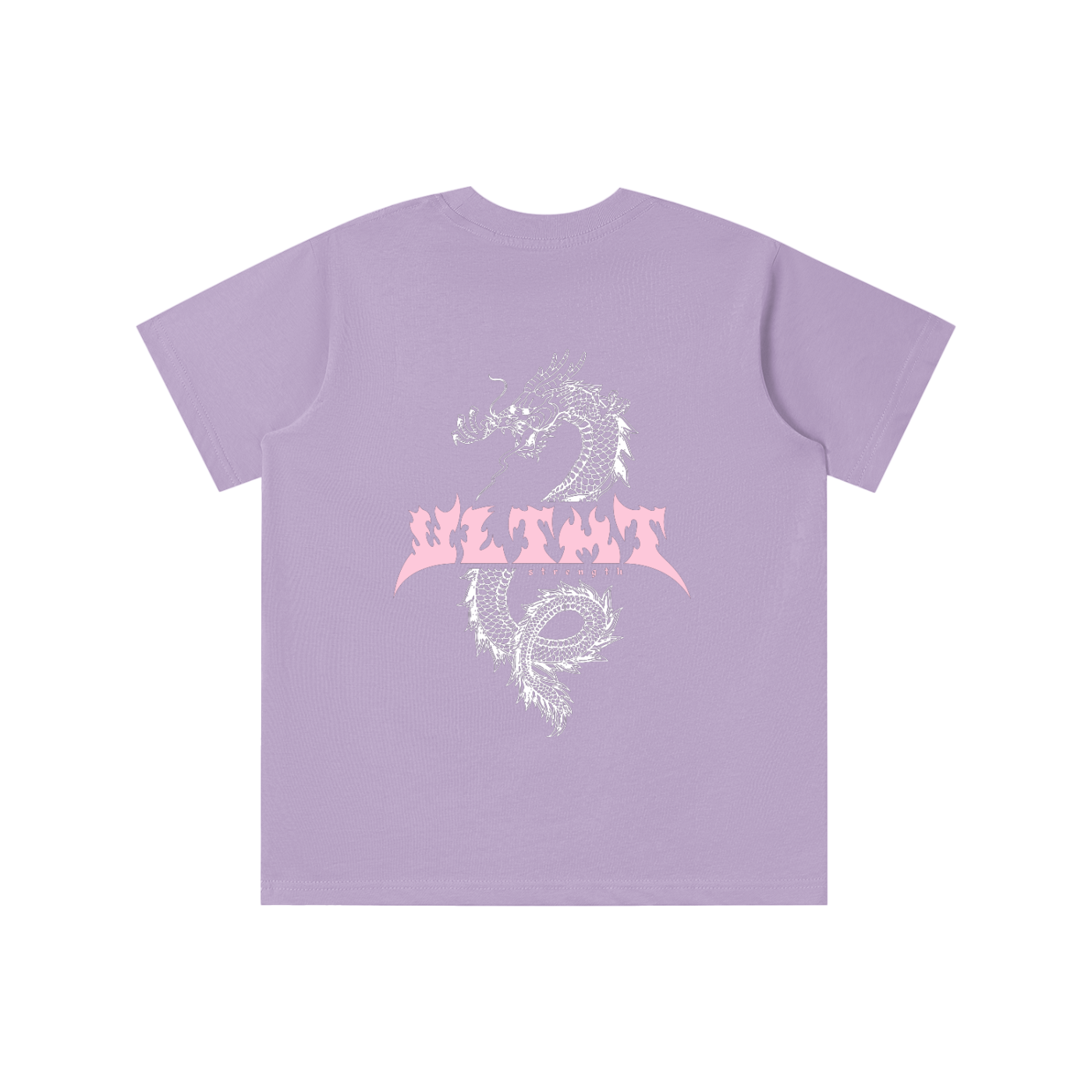 Kids Dragon Tee - Pink Graphic