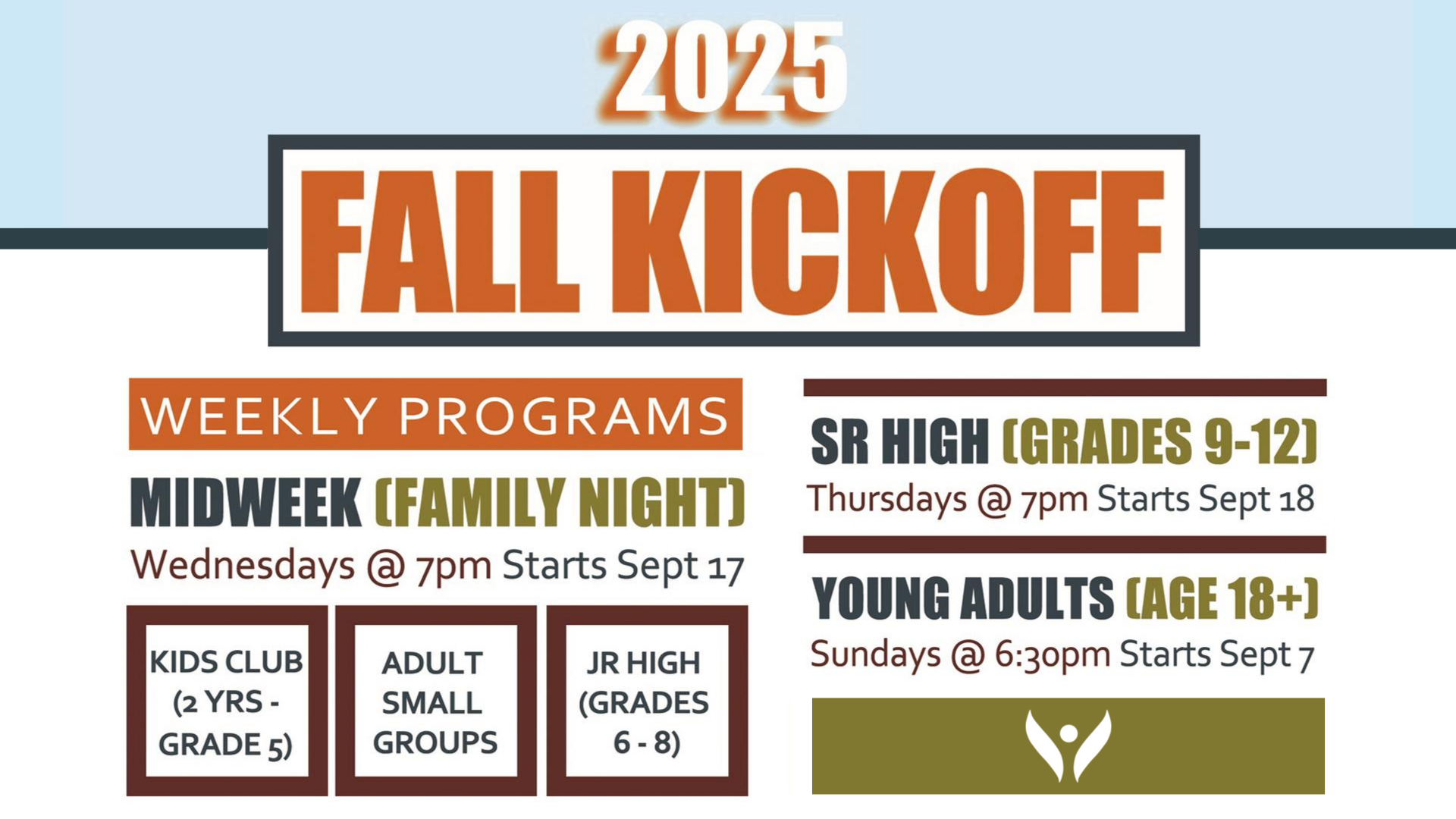 Fall Midweek Program Information