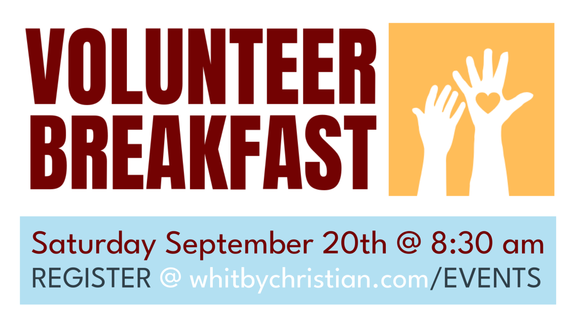 Volunteer Breakfast