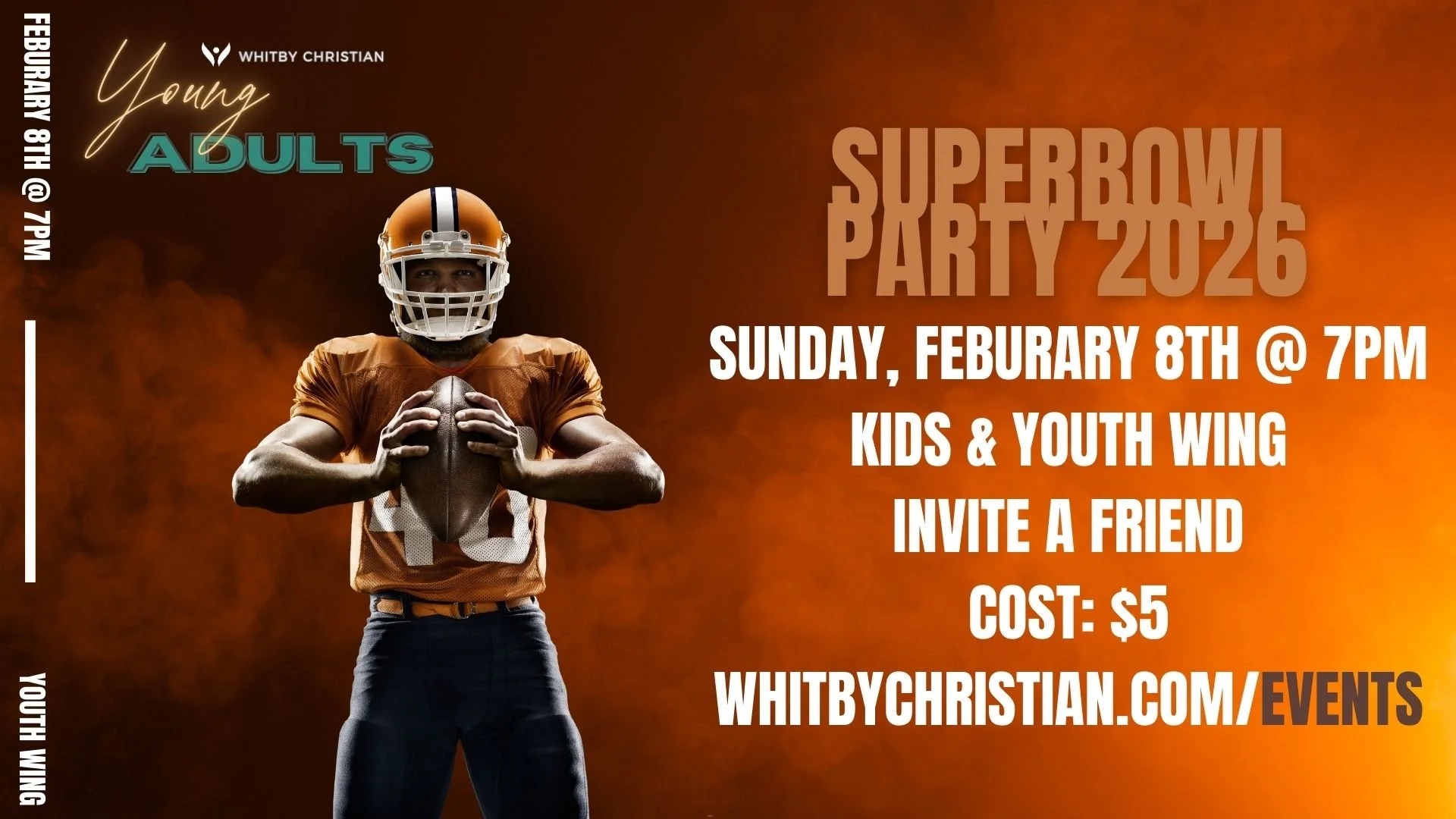 Young Adults Superbowl Party