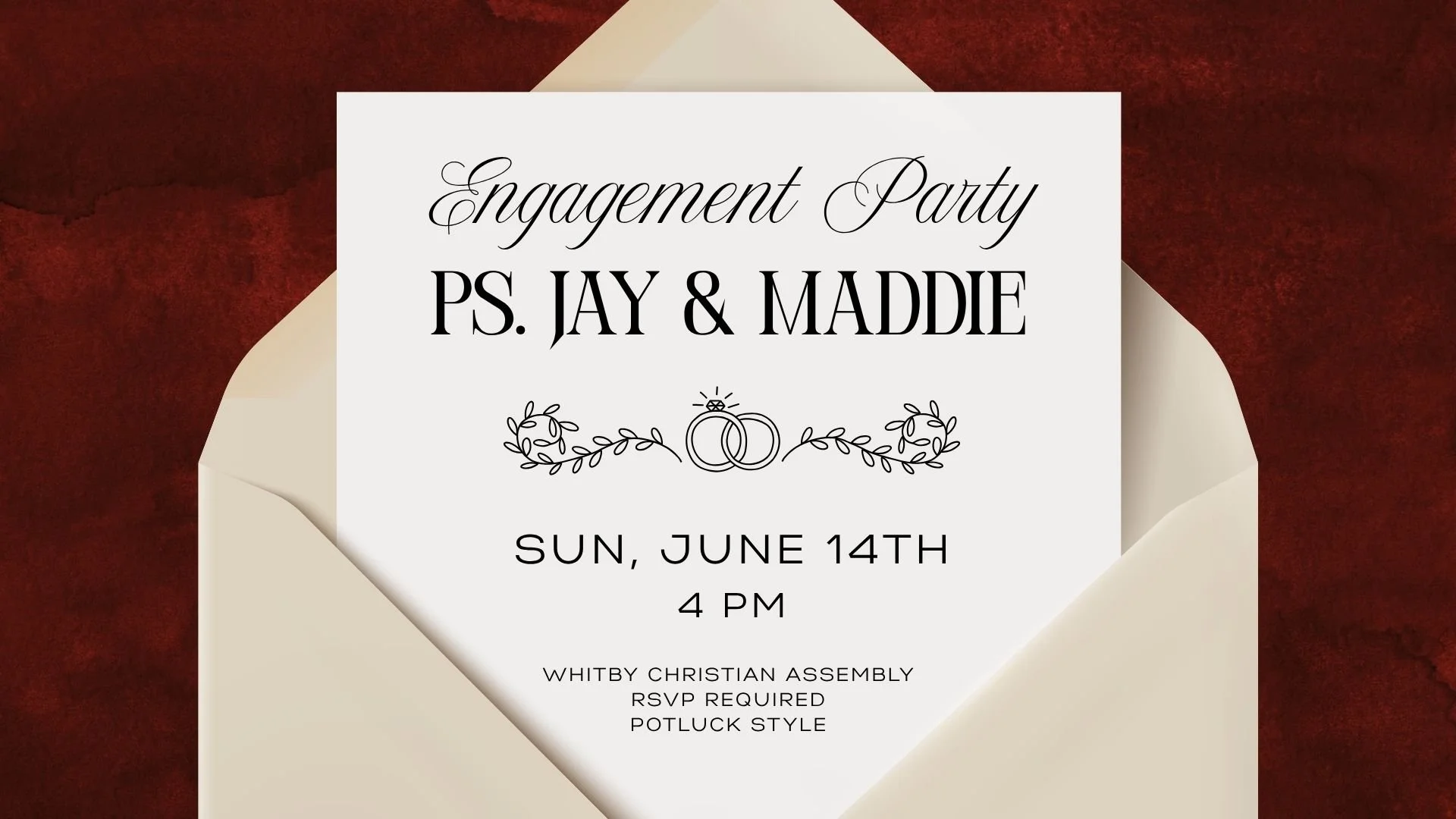 Pastor Jay & Maddie's Engagement Party