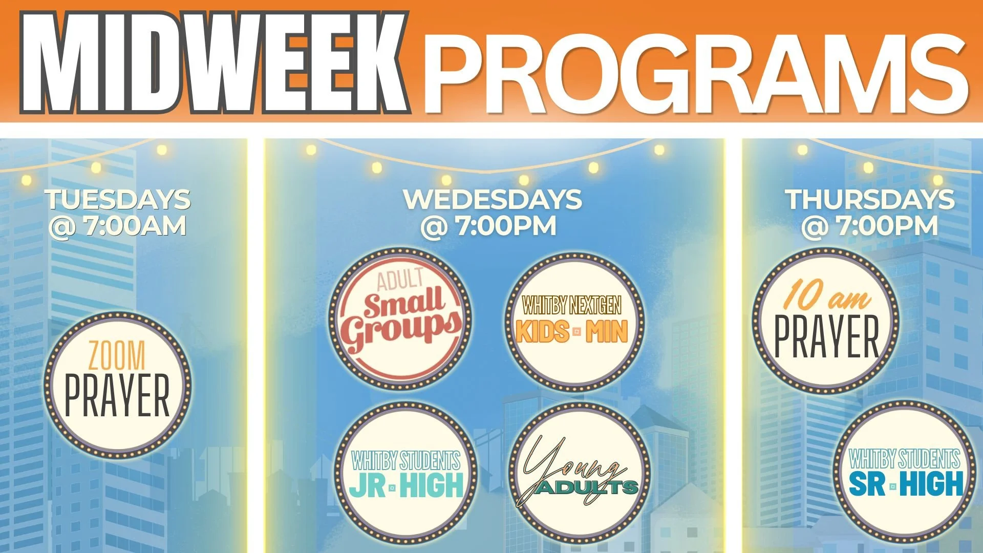Fall Ministry Programs Kickoff