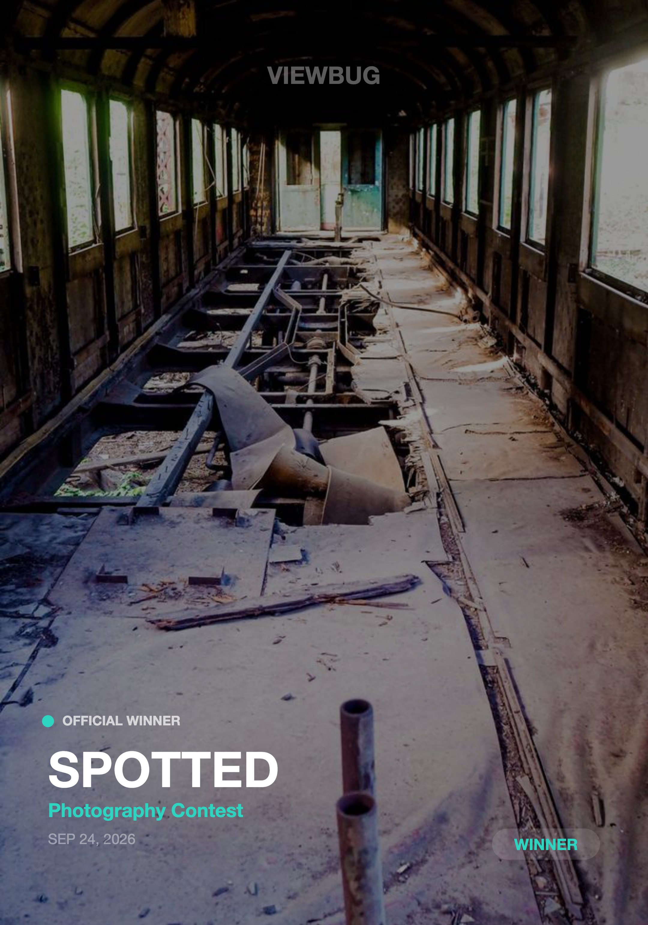 Winner, 2026 Spotted Photography Contest — Series category, for Inside Budapest’s Illegal Train Graveyard (ViewBug).