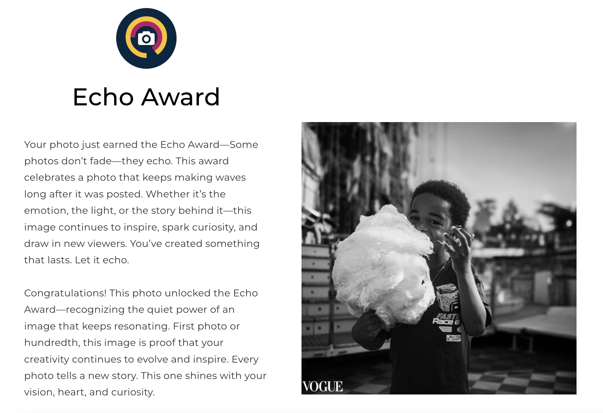 Echo Award (ViewBug)