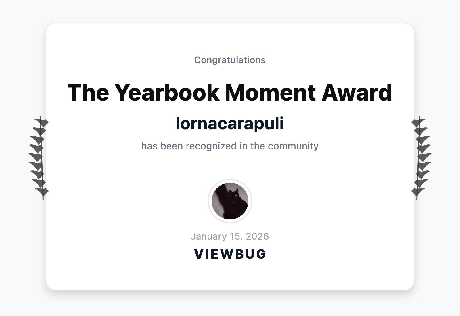 The Yearbook Moment Award (ViewBug)