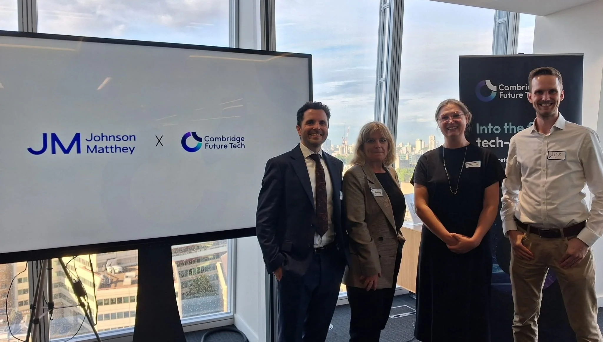 CFT and JM collaboration 2026, four people smiling to the camer