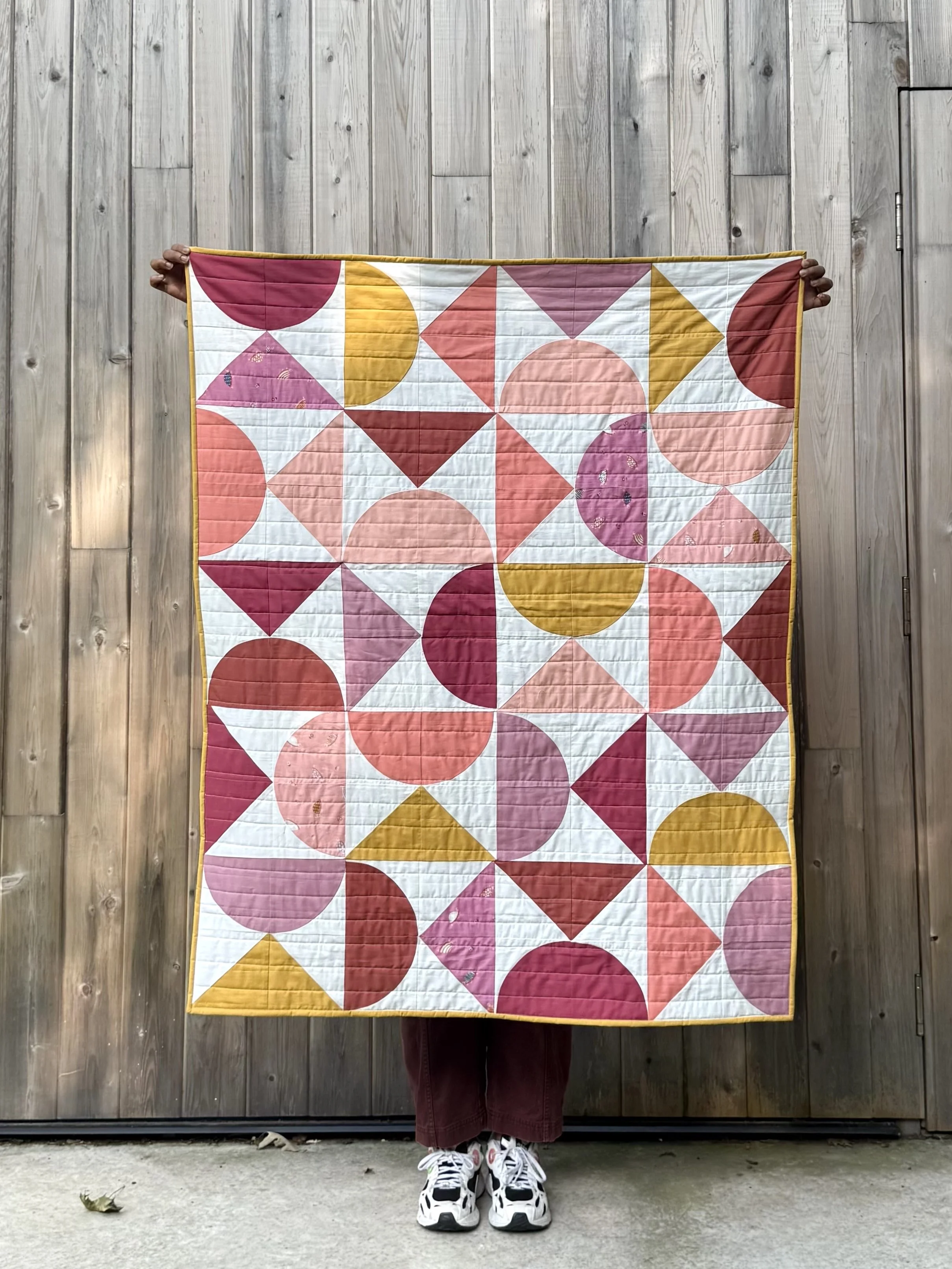Baby Blanket for Leora (pattern: Pivot Quilt by Modern Handcraft), 2026, 40 x 50 inches