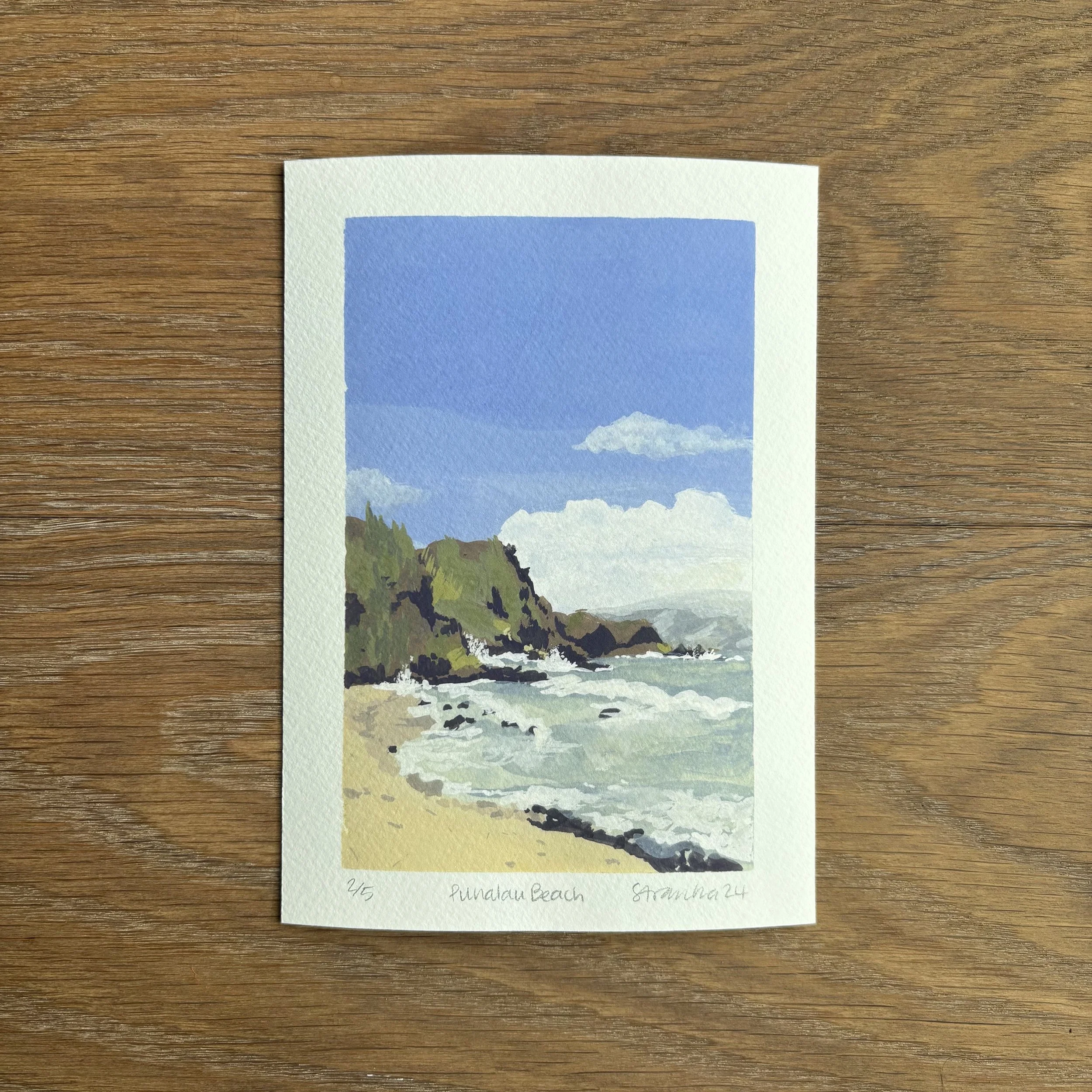 Sarah Aranha - Punalau Beach - print.jpg