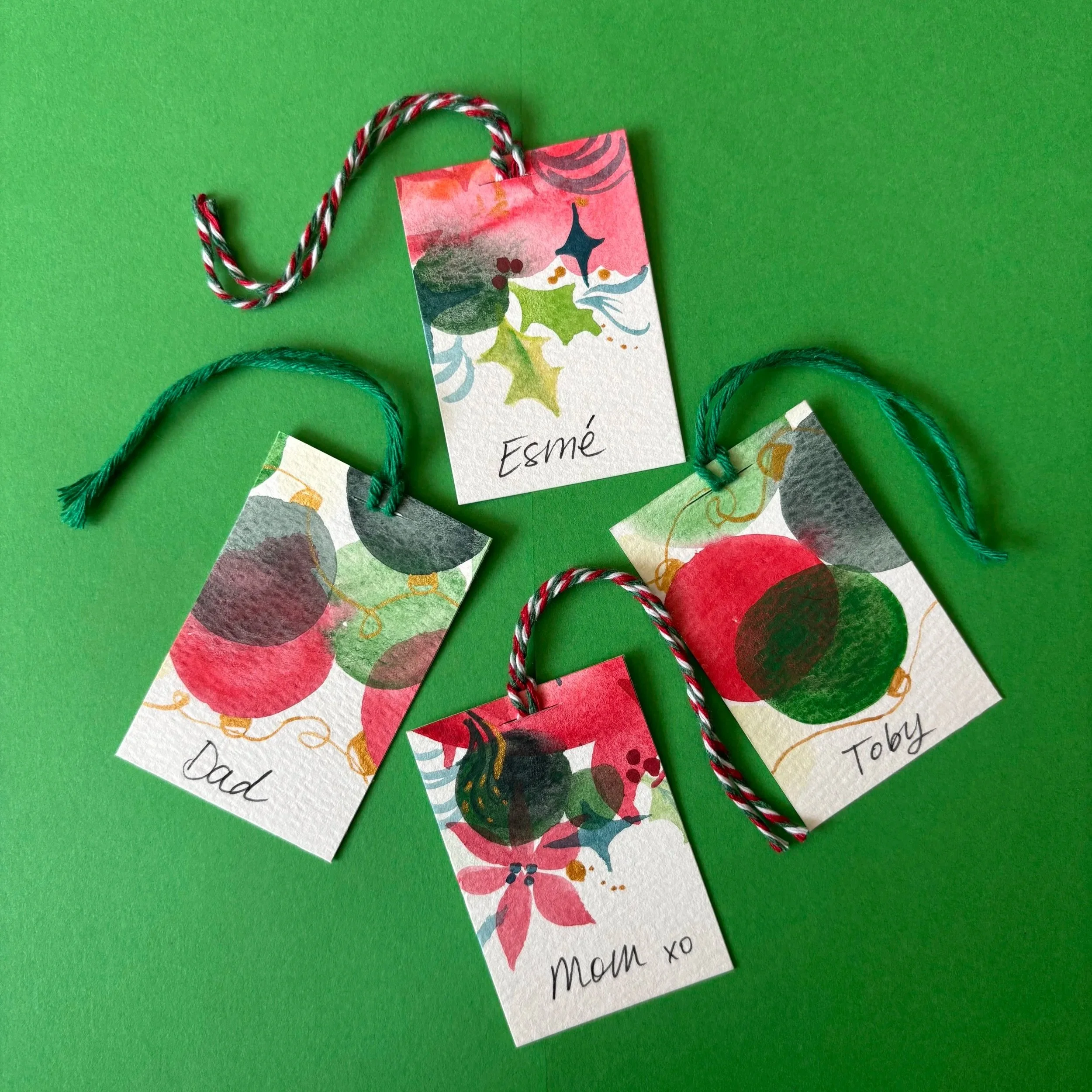 Watercolour Gift Tag Workshop at the One Of A Kind Show