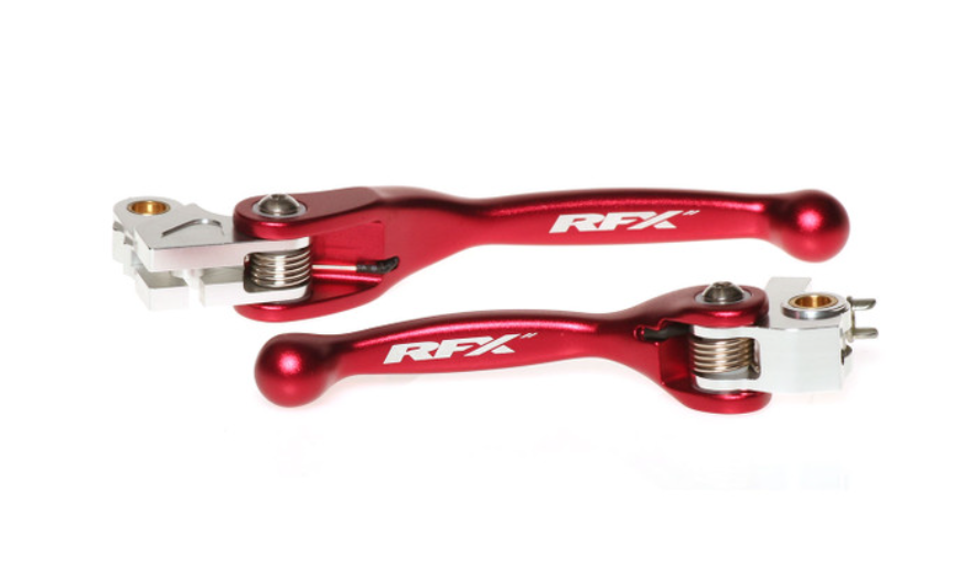 RFX Race Forged Flexible Lever Set (Red) Honda CRF250 07-25 CRF450 07 ...