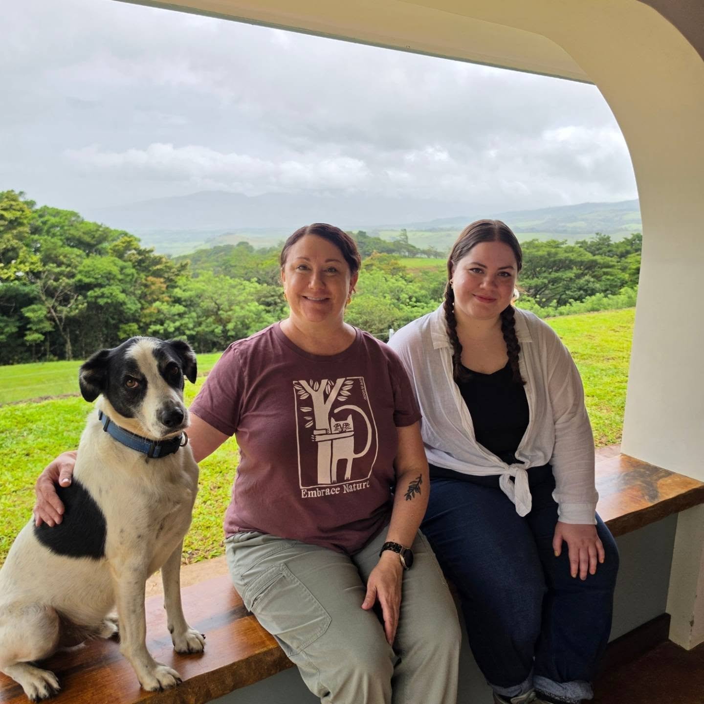 Victoria, Fish and I are ready to welcome our retreat guests today! #costaricaretreat #natureritualandrenewal2026