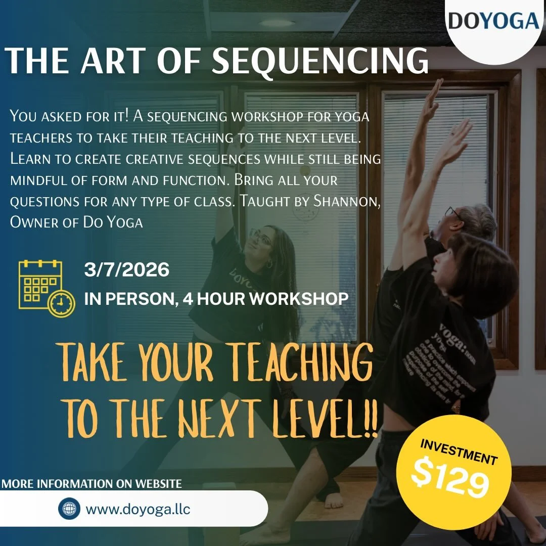 Due to popular demand, a class sequencing workshop is here!! 🤗🙌🏼🔥🙏🏽🎉

We&rsquo;ve started to notice people selling yoga sequences. This feels unaligned. So, teach a man to fish, right? 

JOIN US!! Minimum of a completed 200TT required. Let&rsq