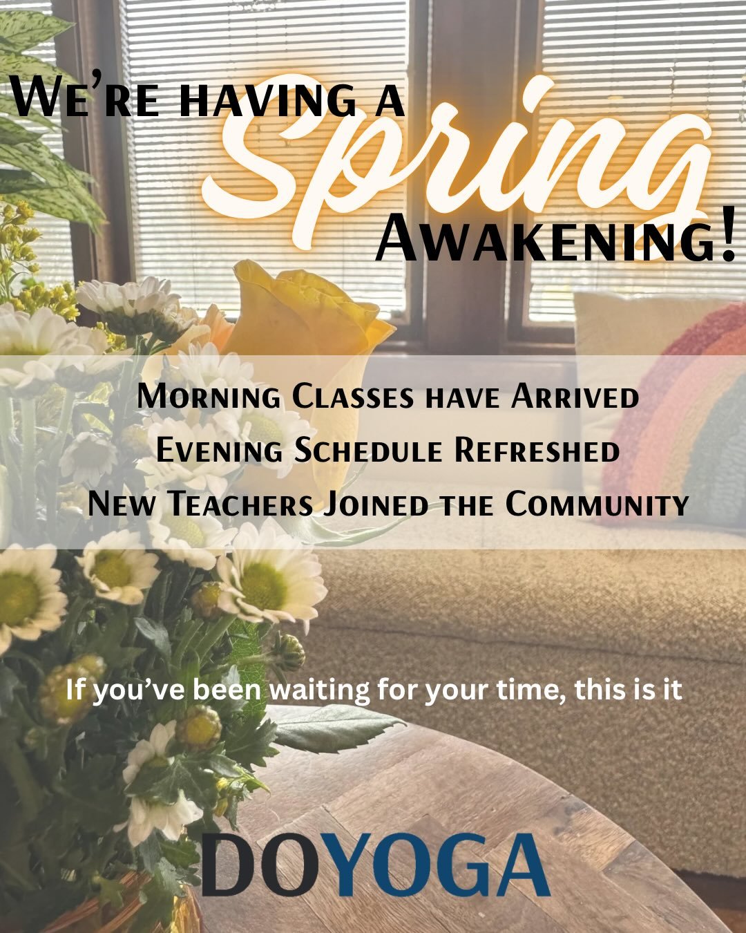 &ldquo;I&rsquo;d come if you had morning classes&rdquo; SAY LESS

AM classes are here! Use code FIRSTCLASSFREE if you haven&rsquo;t joined us before and let&rsquo;s build the community 🙏🏽

(@rayne_ruoff might be teaching one of them 😉)

#njyoga #i