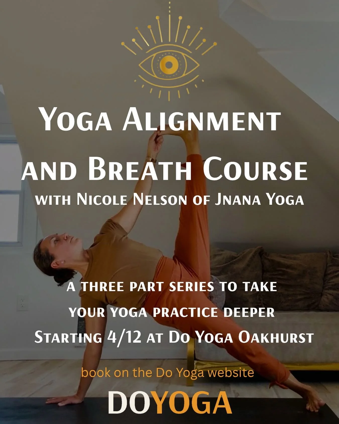 It&rsquo;s here!!! Nicole from @jnanayoganj is hosting a series at @doyoga_oakhurst  We are so blessed and grateful to have her a part of our community!

If you&rsquo;ve missed her, she&rsquo;s finally in a studio again. If you haven&rsquo;t practice
