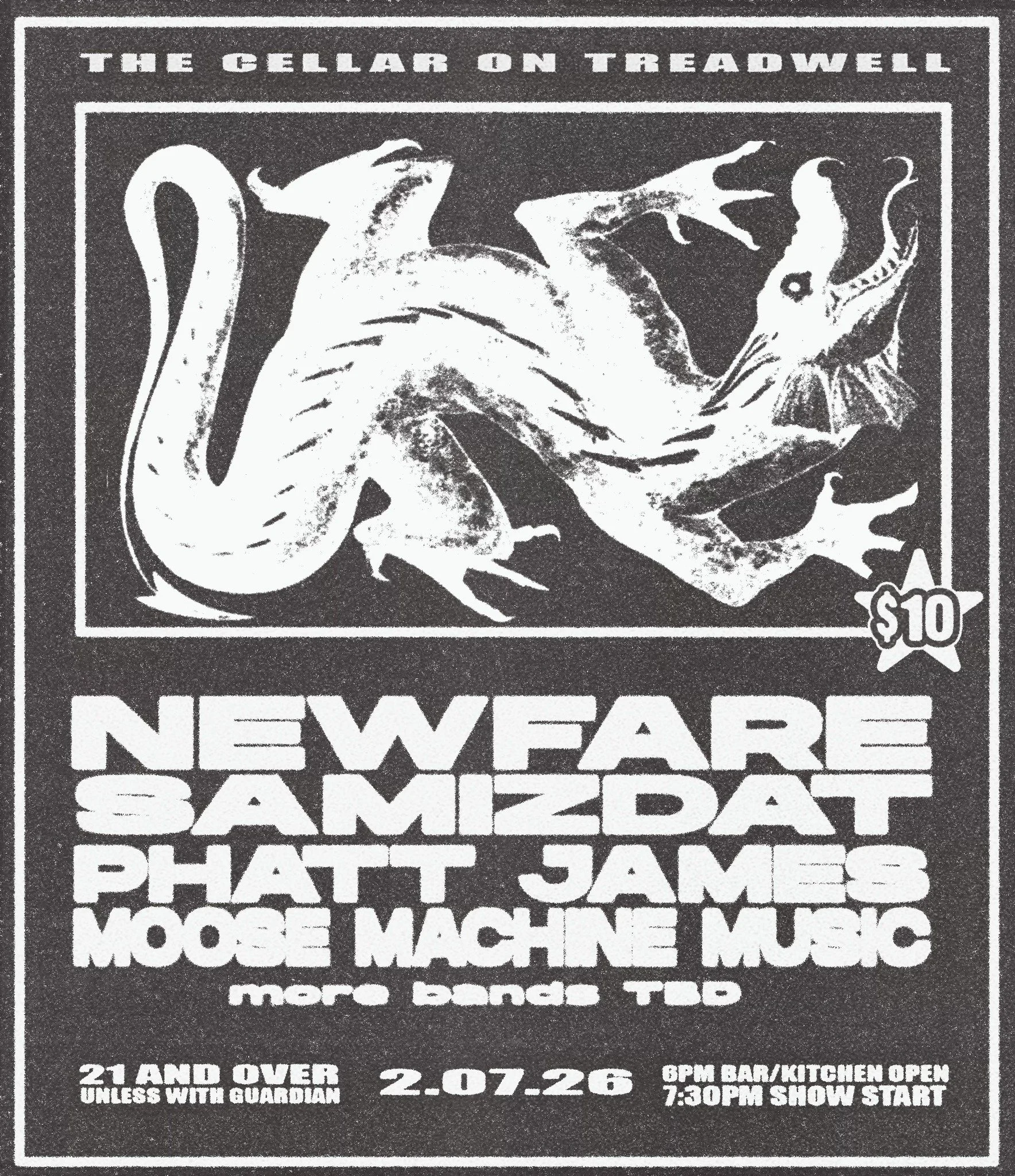 NEWFARE, SAMIZDAT, PHATT JAMES, & MOOSE MACHINE