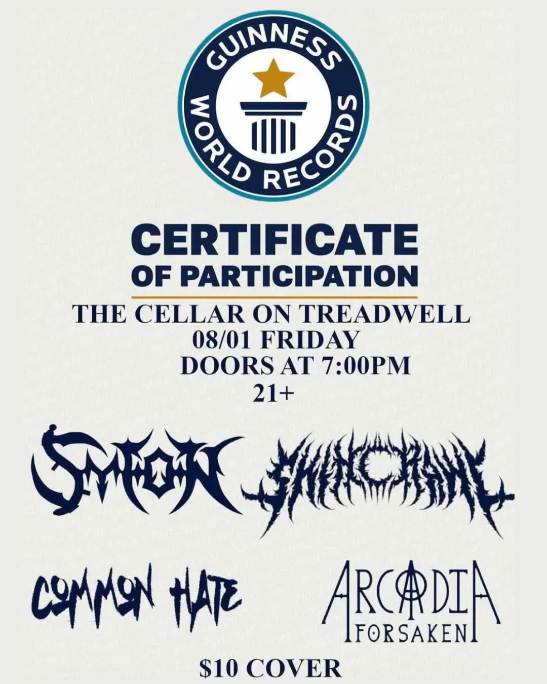 Syfon, Skin Crawl, Common Hate, and Arcadia Forsaken