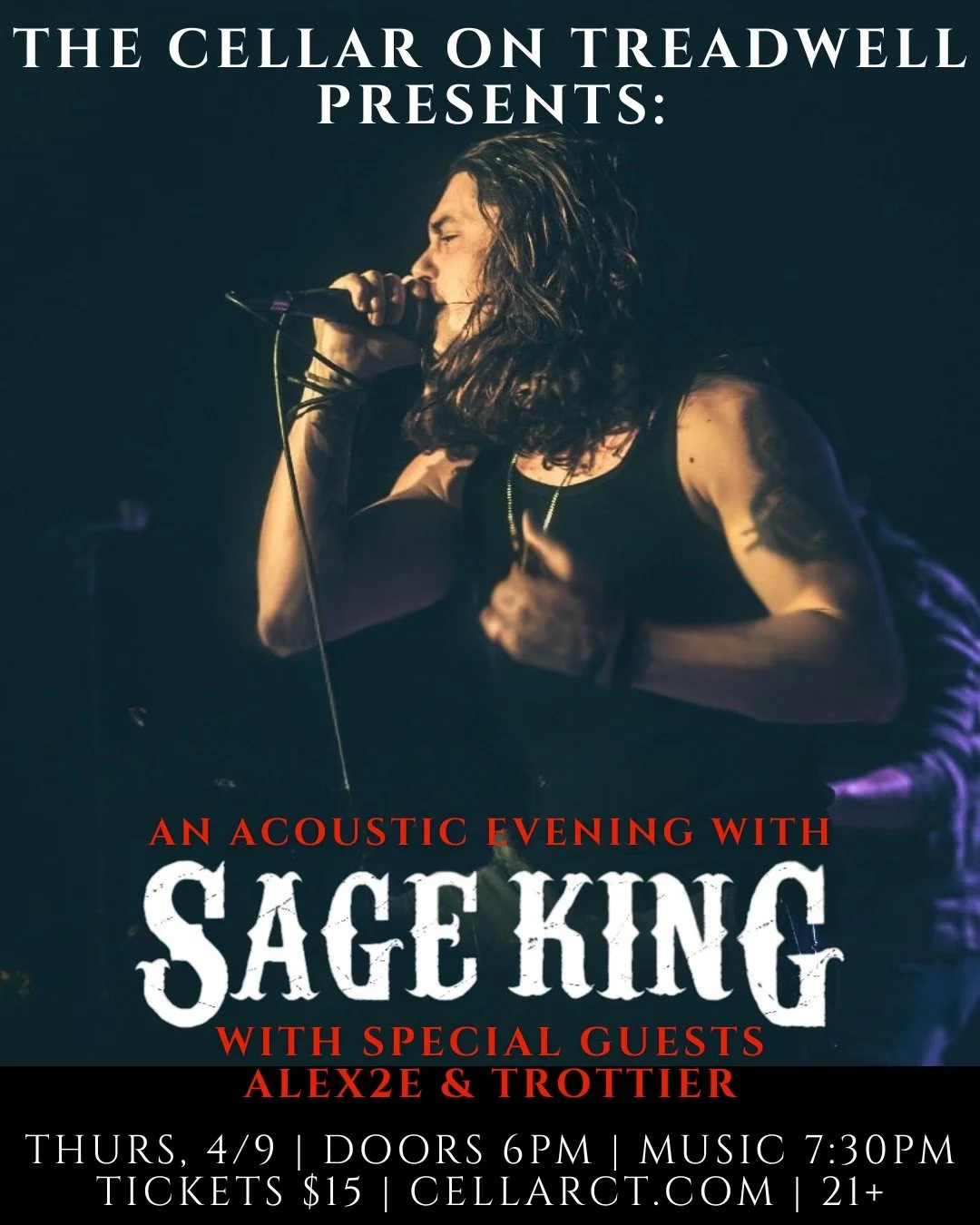 An Acoustic Evening with Sage King, Alex2e, &amp; Trottier