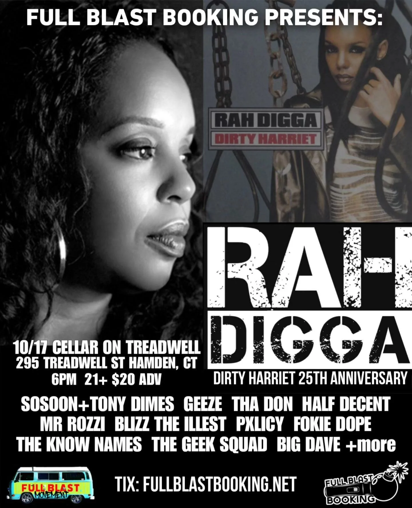 RAH DIGGA - Dirty Harriet 25th Anniversary