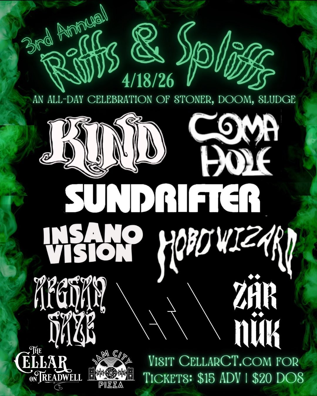 3rd Annual Riffs & Spliffs