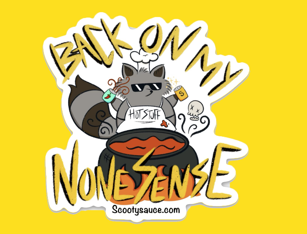 Back on My Nonsense Sticker