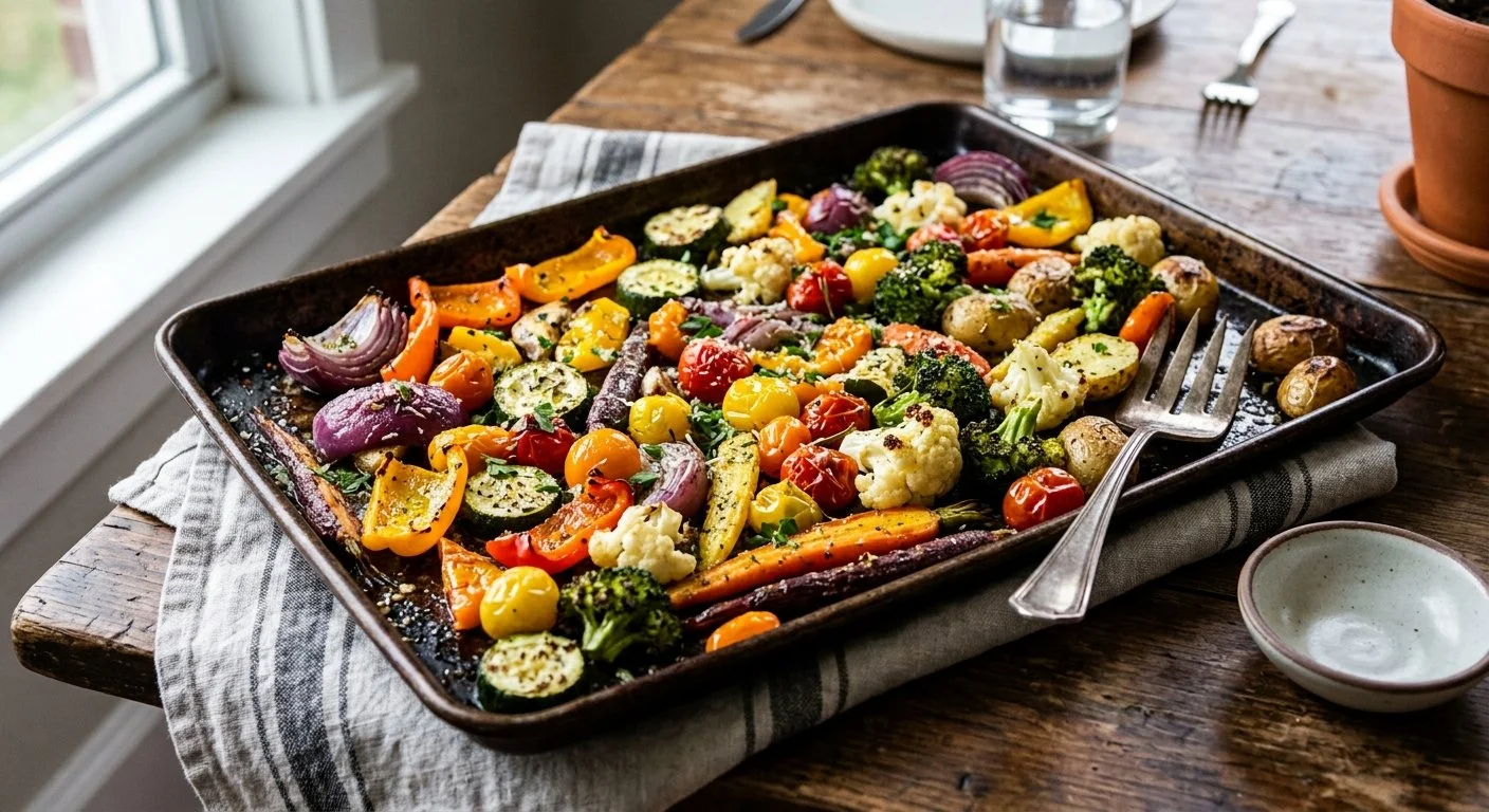 Roasted Vegetables Sheet Pan Base