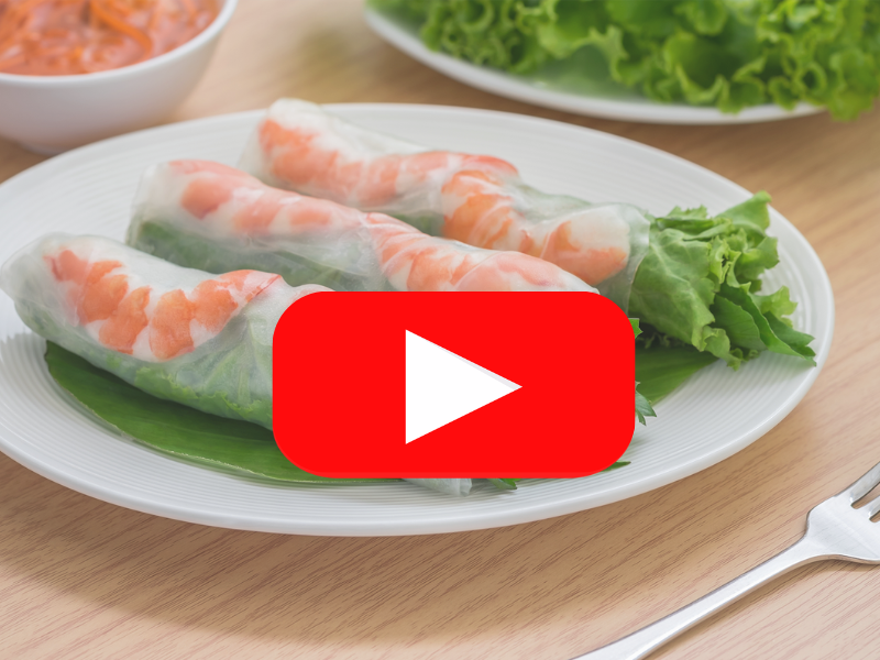 Curried Shrimp Salad Roll