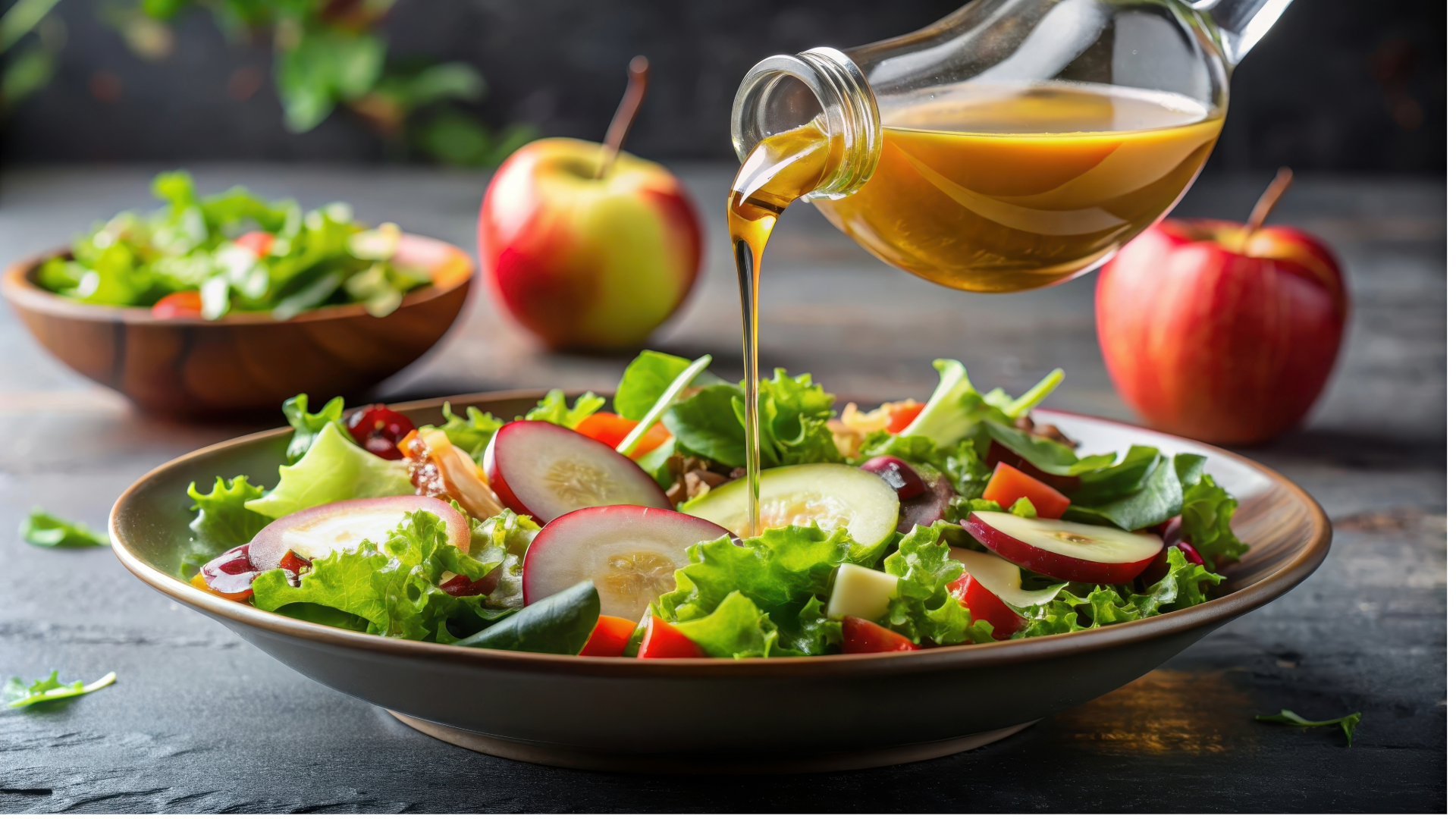 salad dressing in a jar