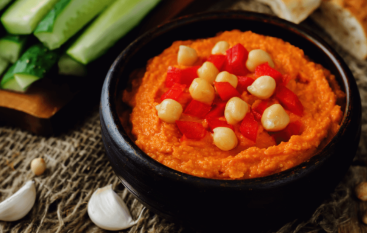 hummus in a bowl